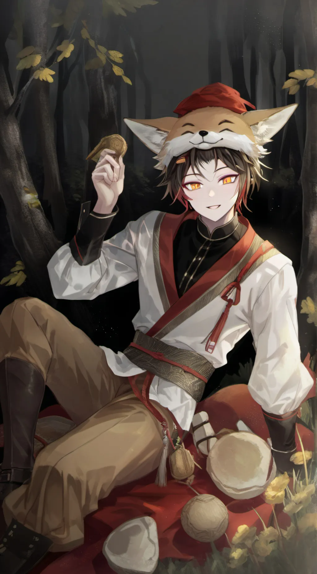 ai character: Kage background