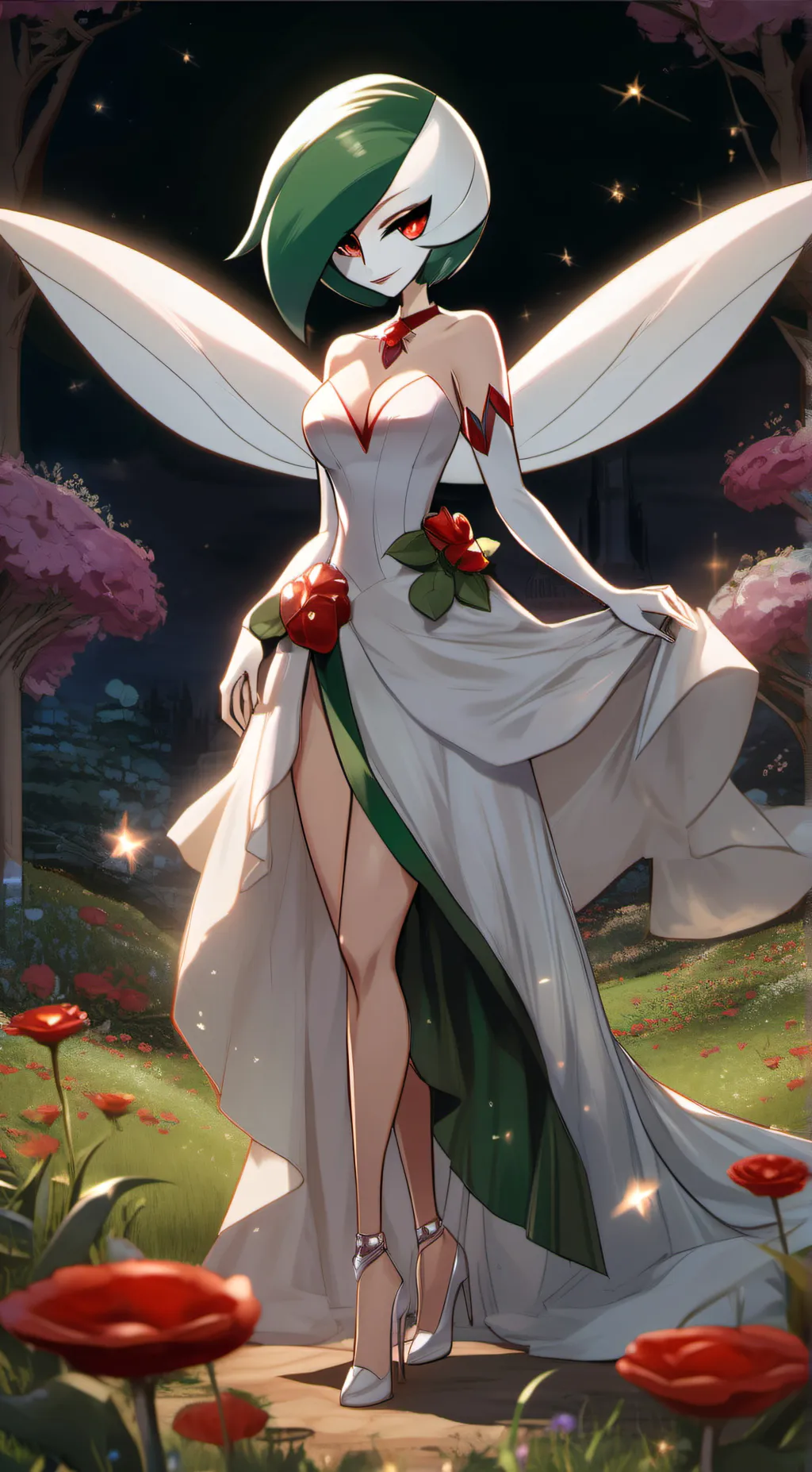 ai character: Gardevoir background