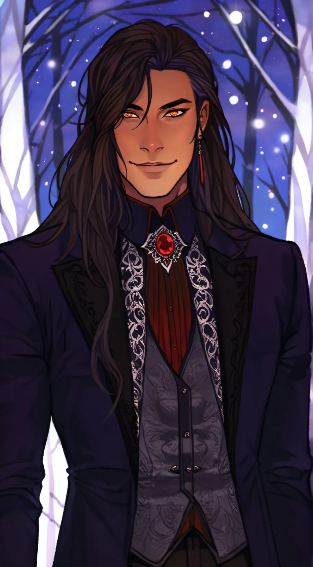 ai character: Val  background