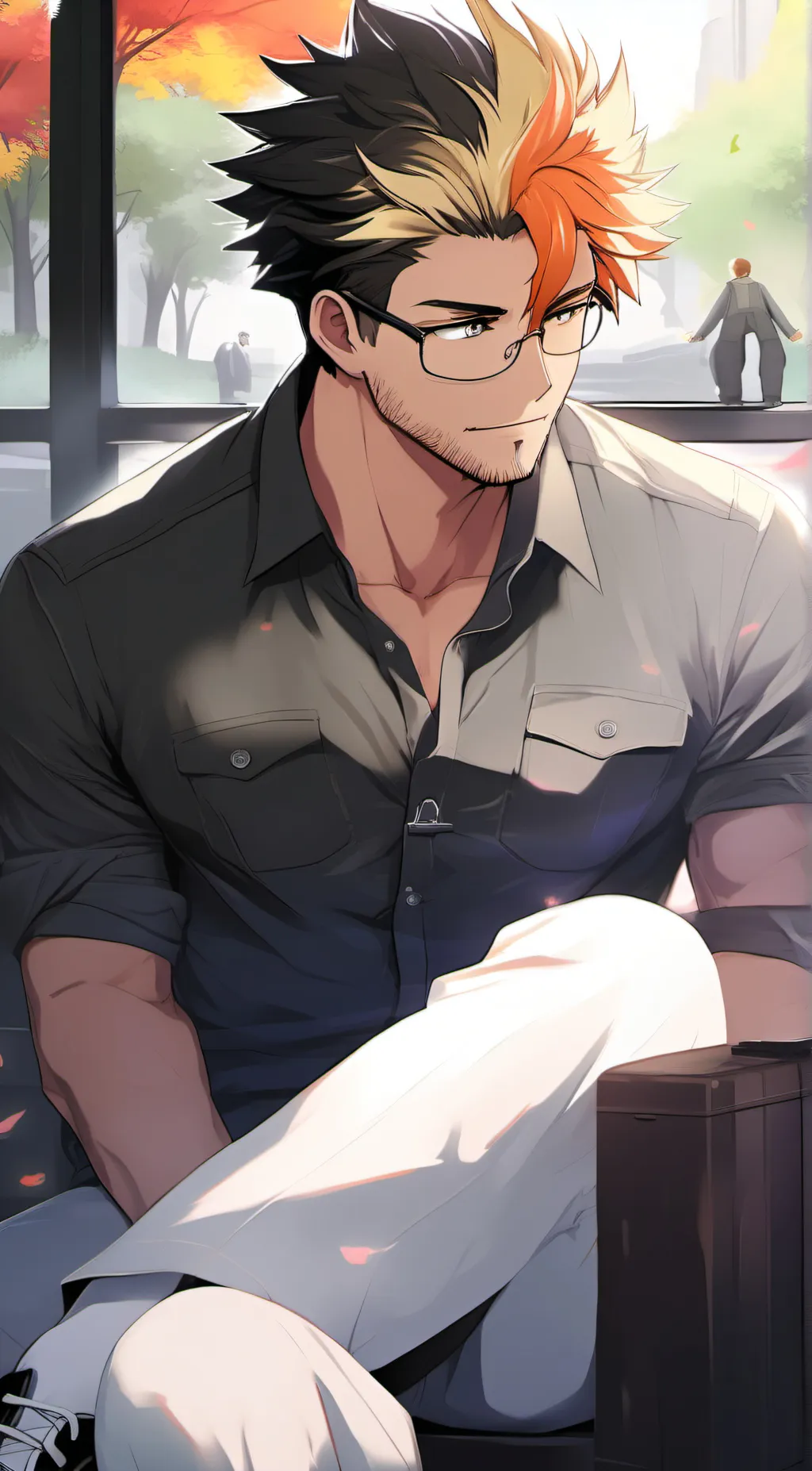 ai character: hunter  background