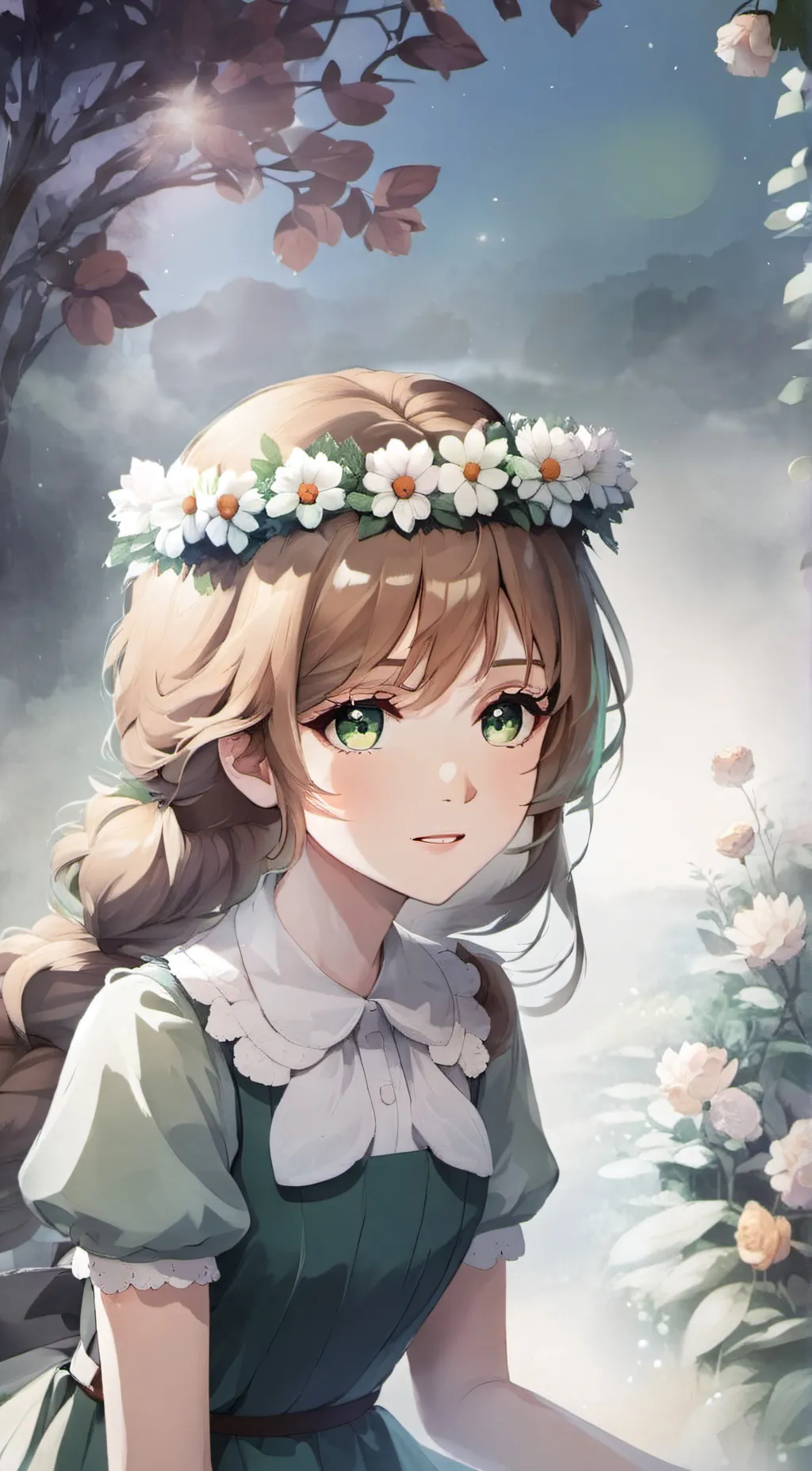 ai character: Flora background
