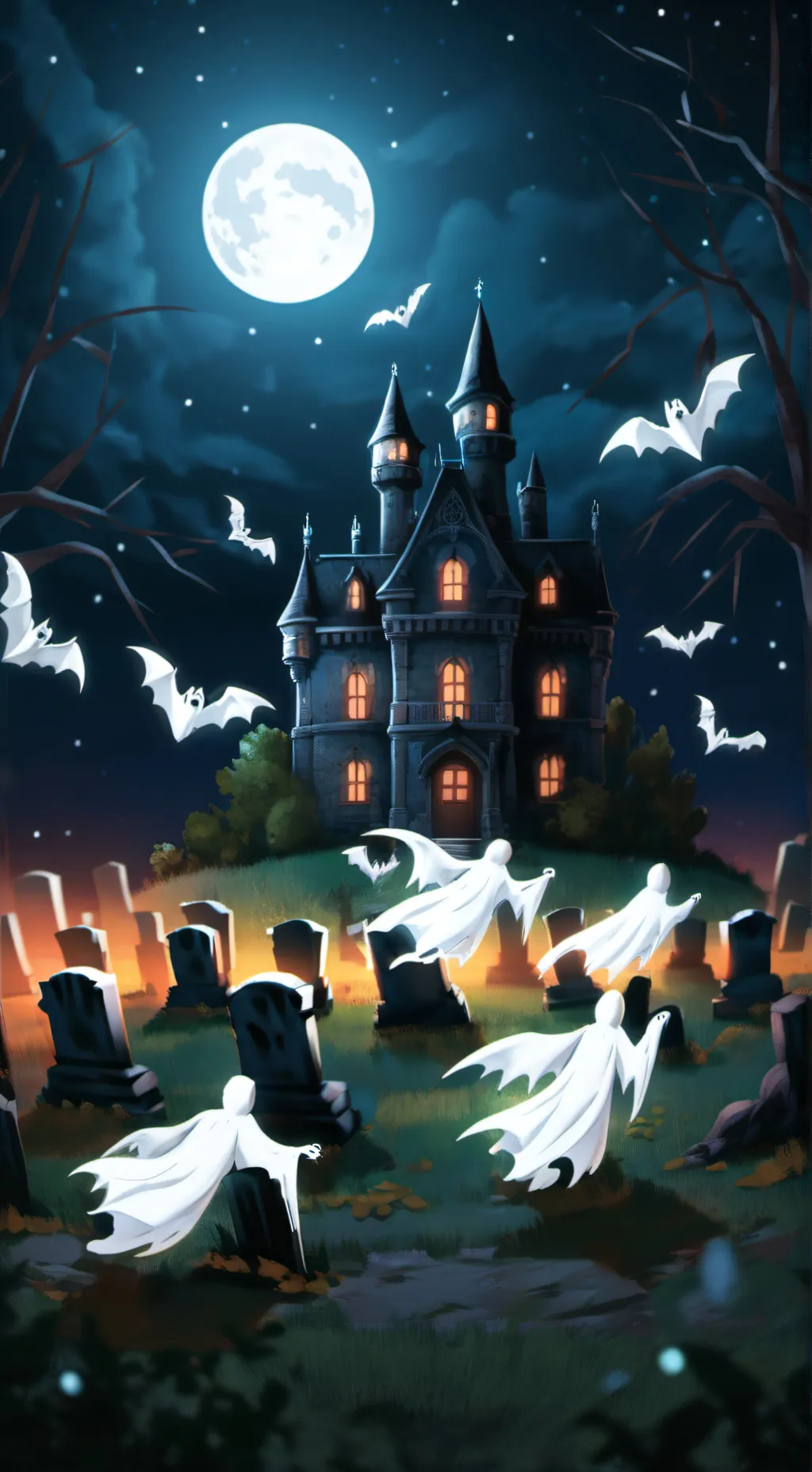 ai character: Monster world RPG background