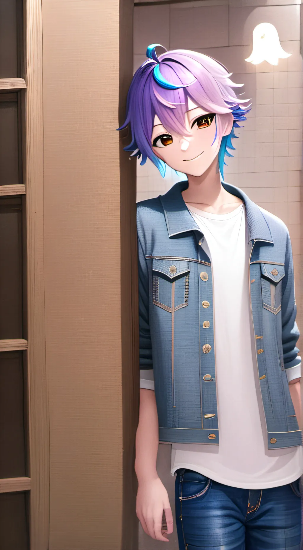 ai character: Zach  background