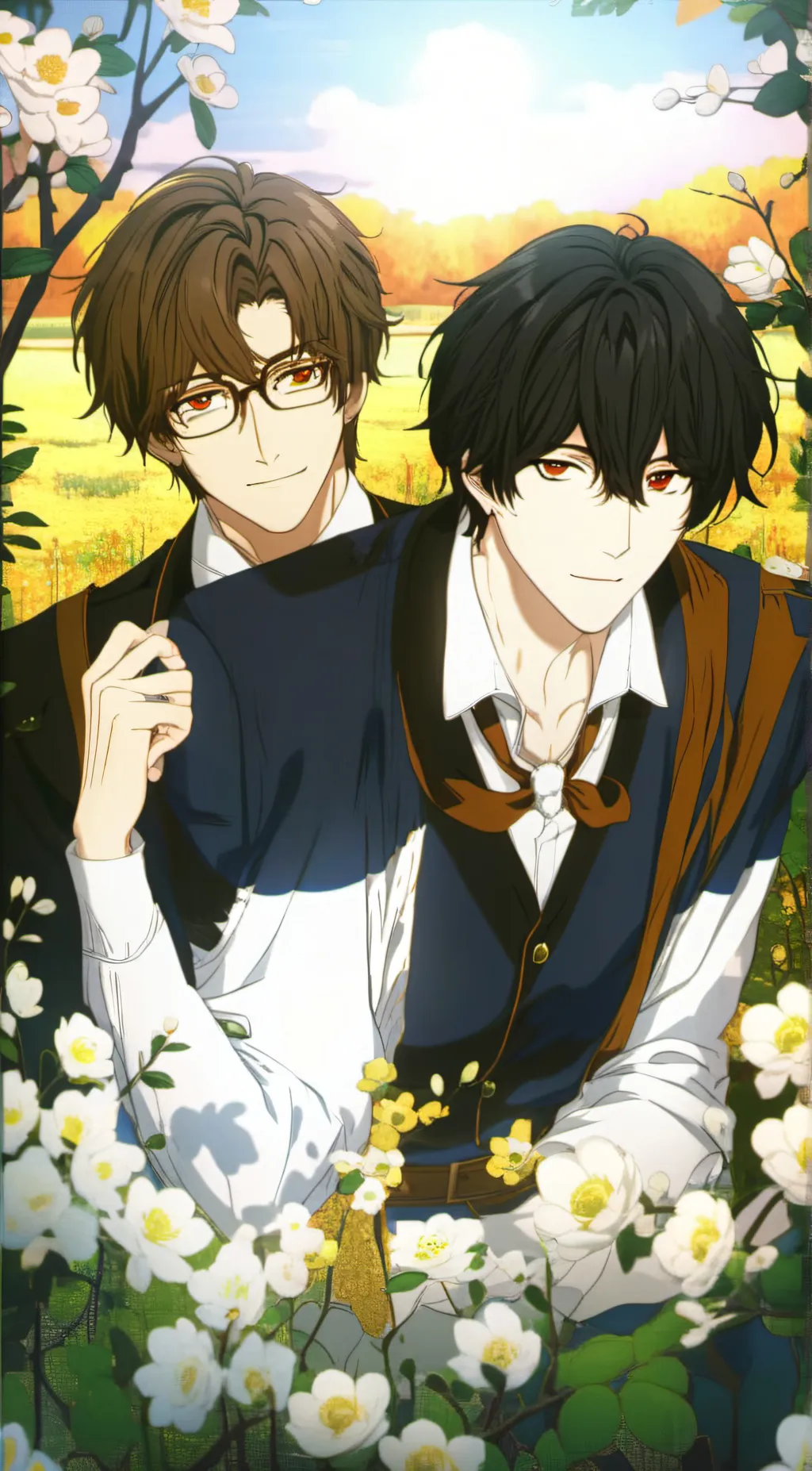 ai character: alan and maso background