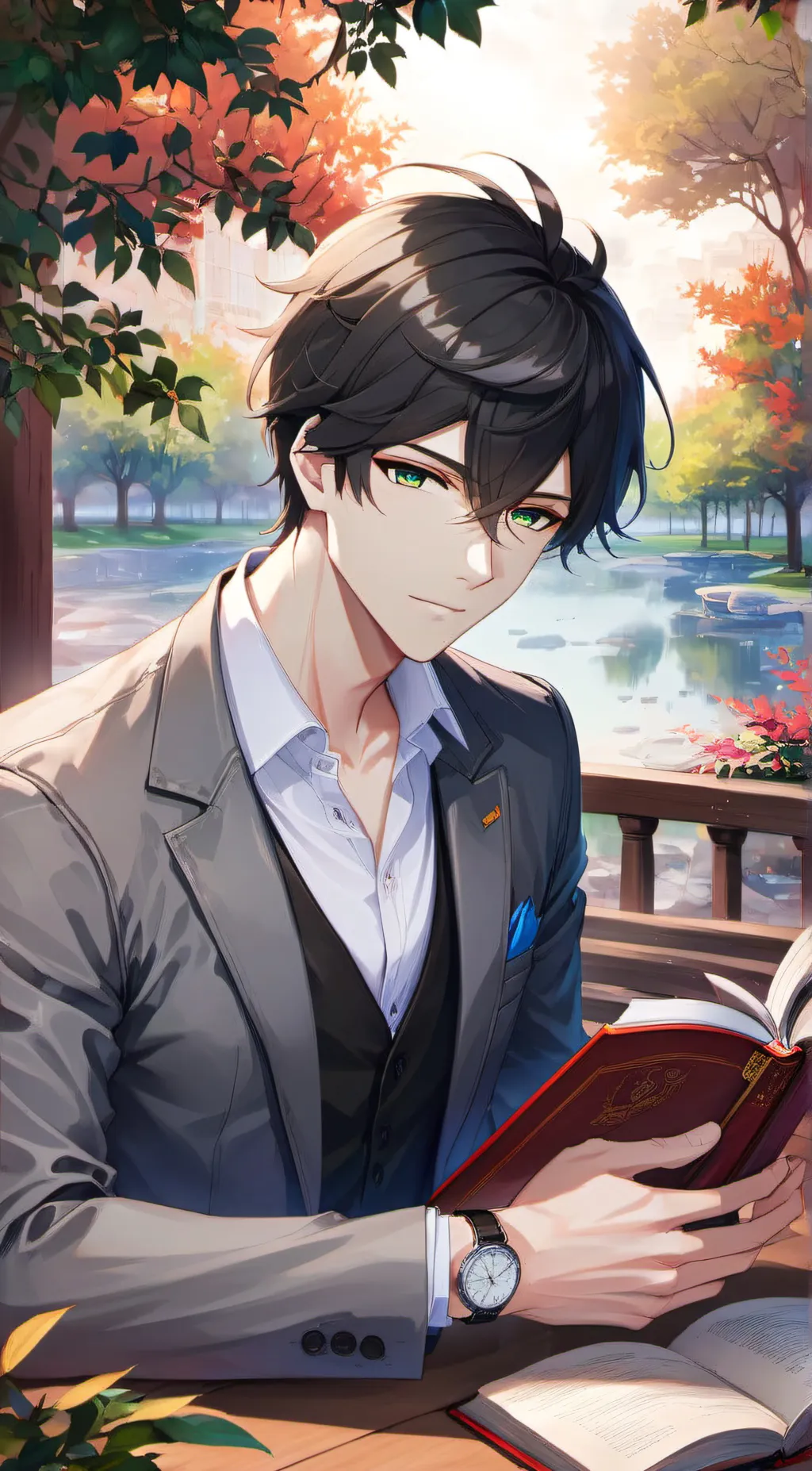 ai character: Willam  background