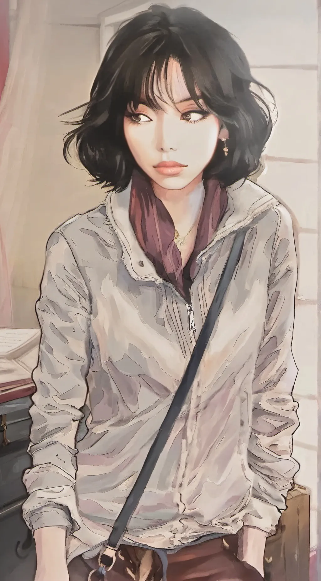 ai character: Scarlett background