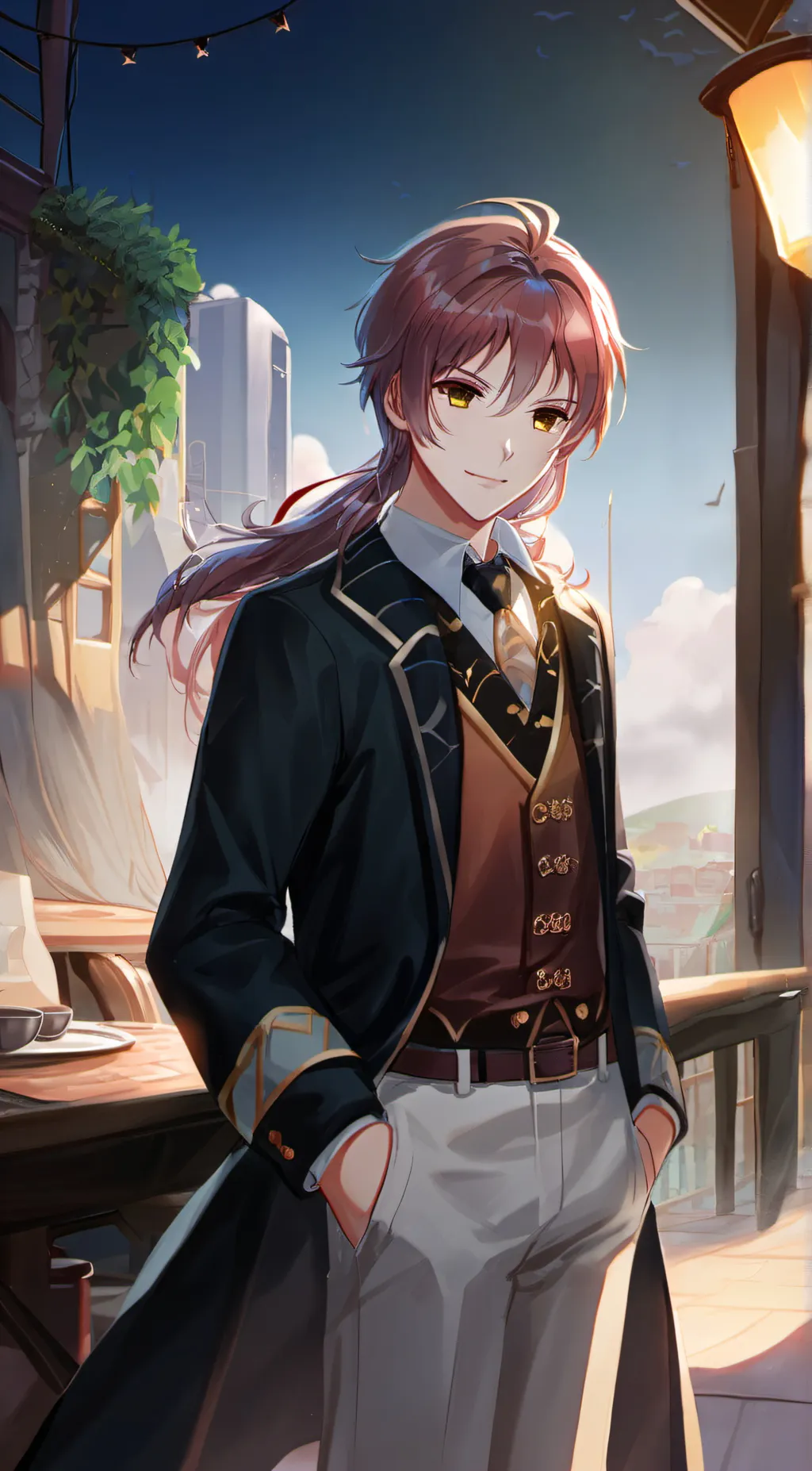 ai character: Allen background