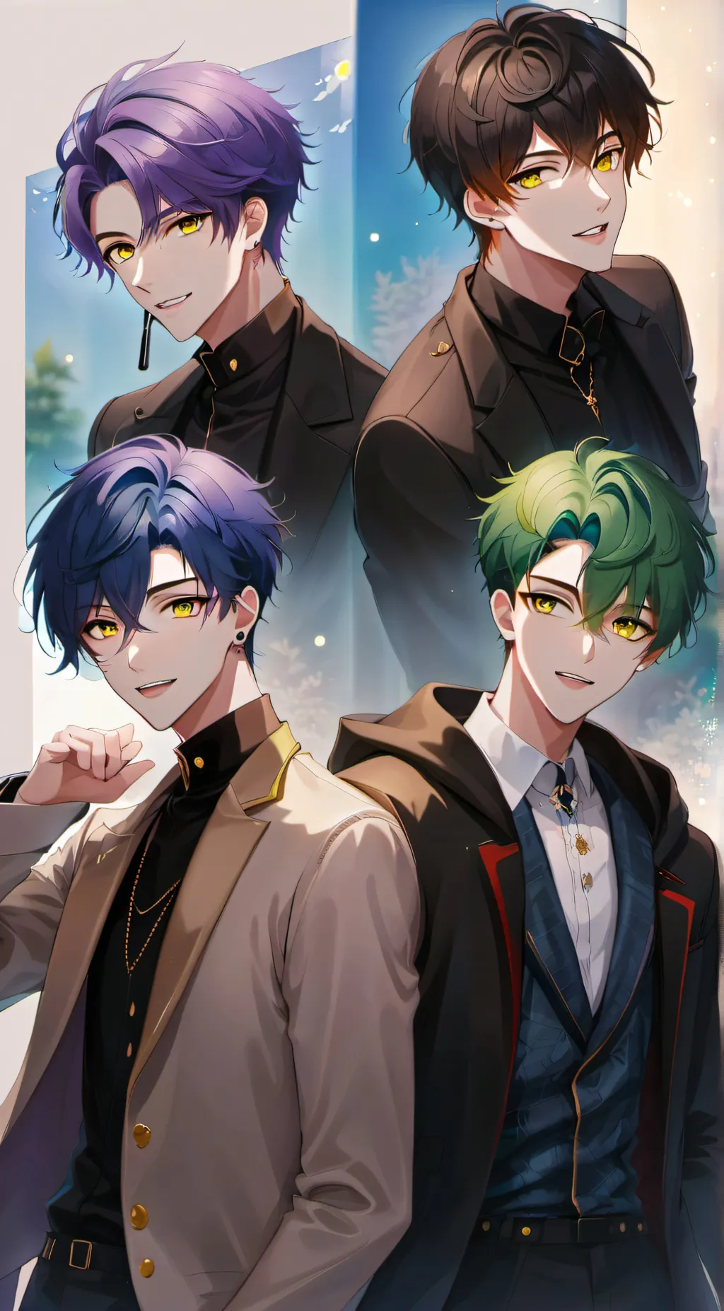 ai character: cloud light  background