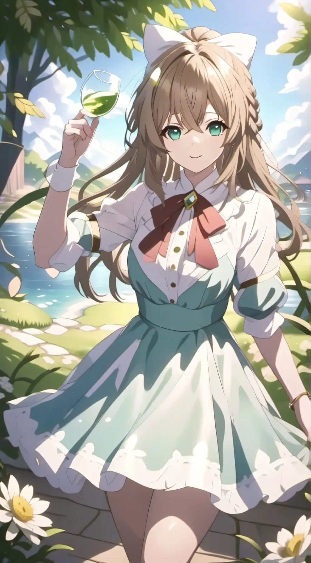 ai character: emily background