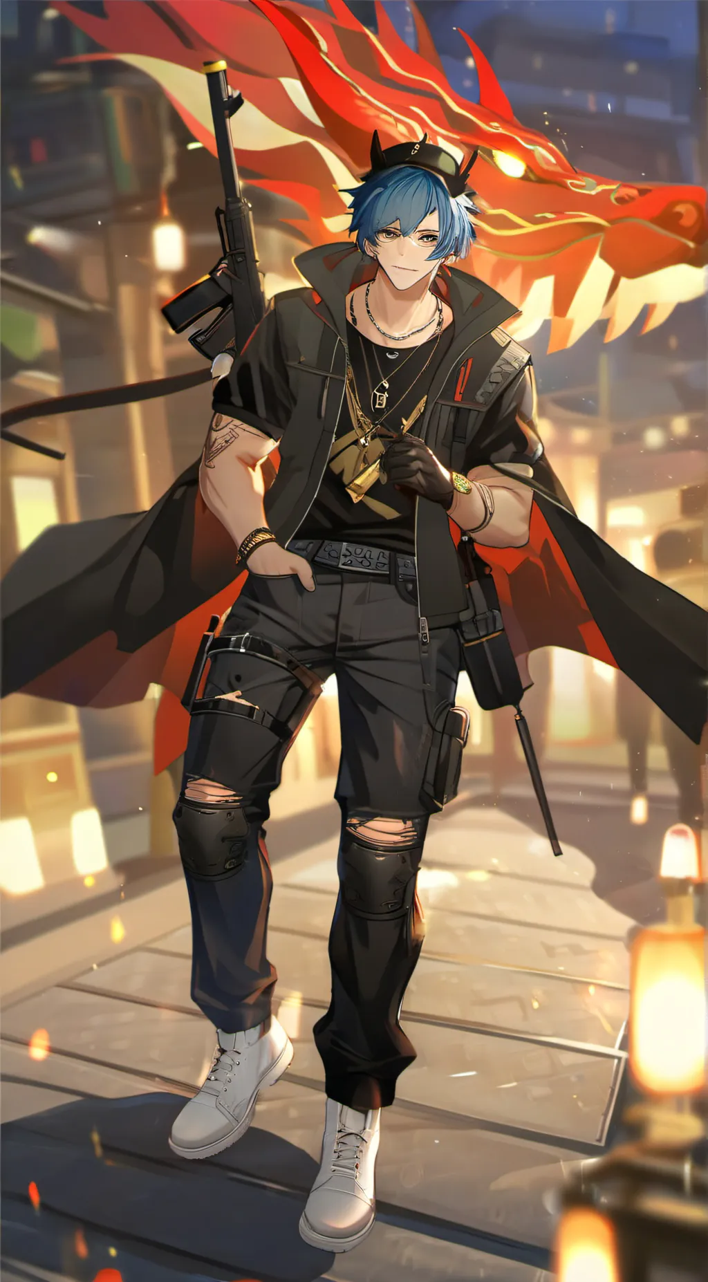 ai character: Hunter background