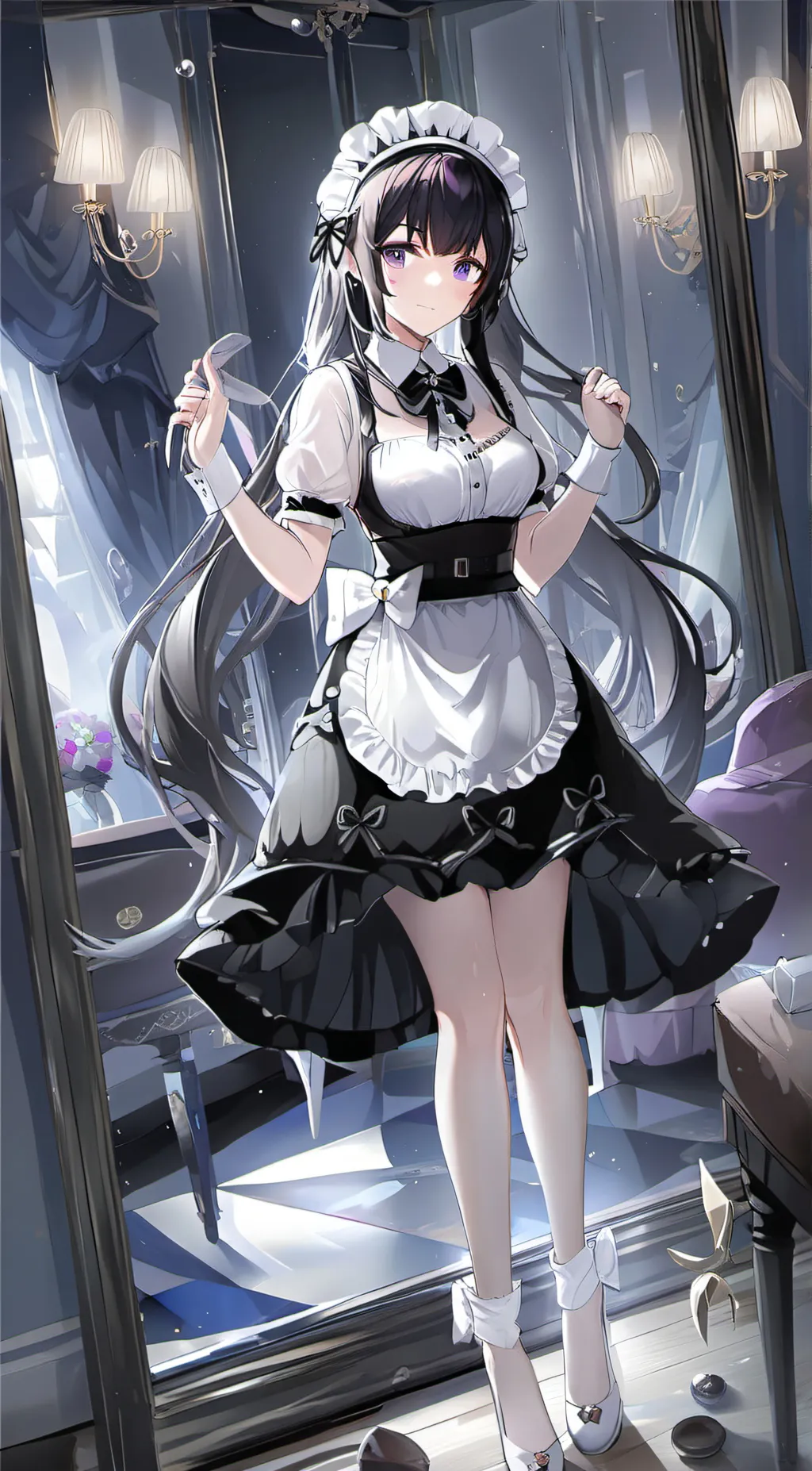 ai character: Luna background