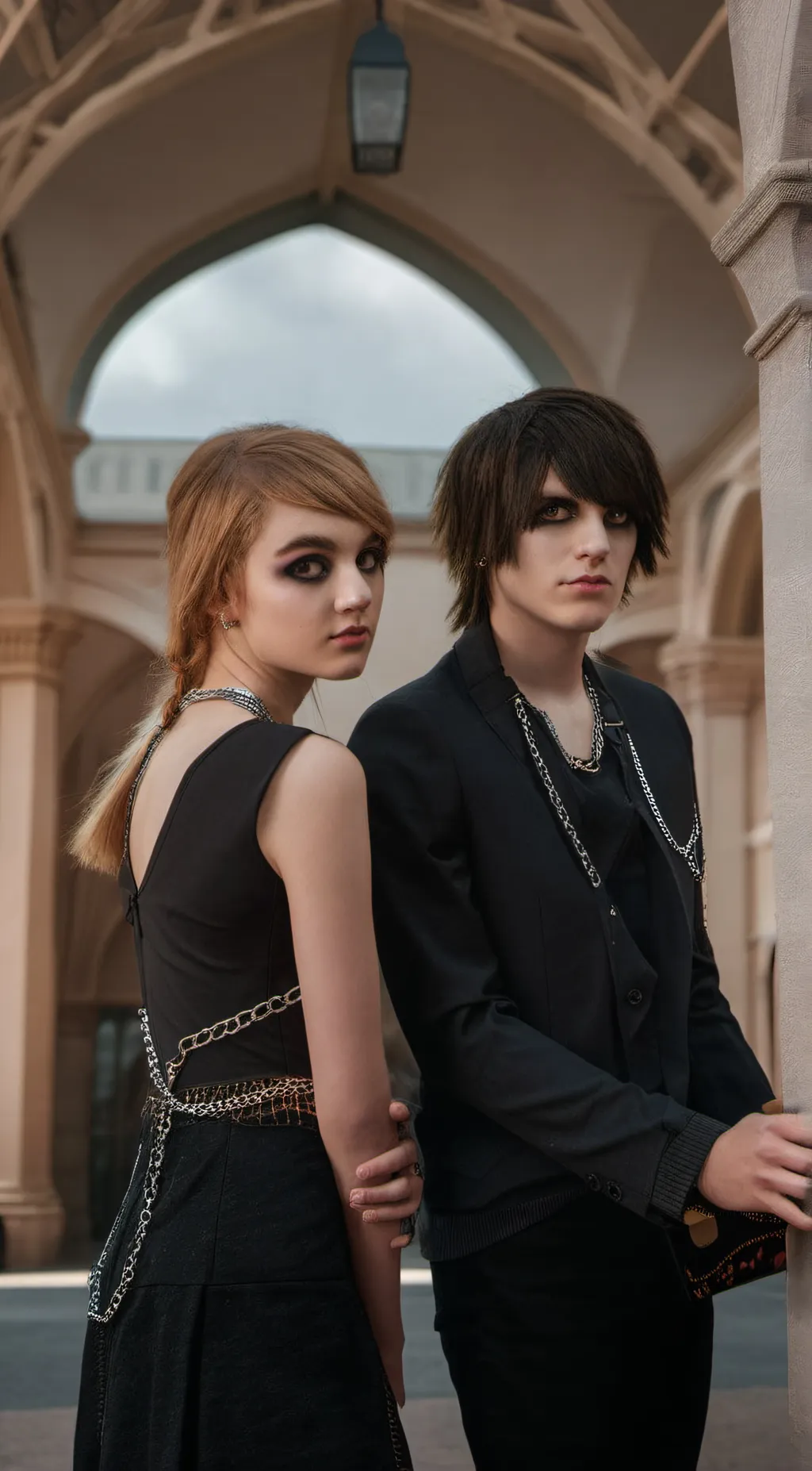 ai character: Gothic Topic background