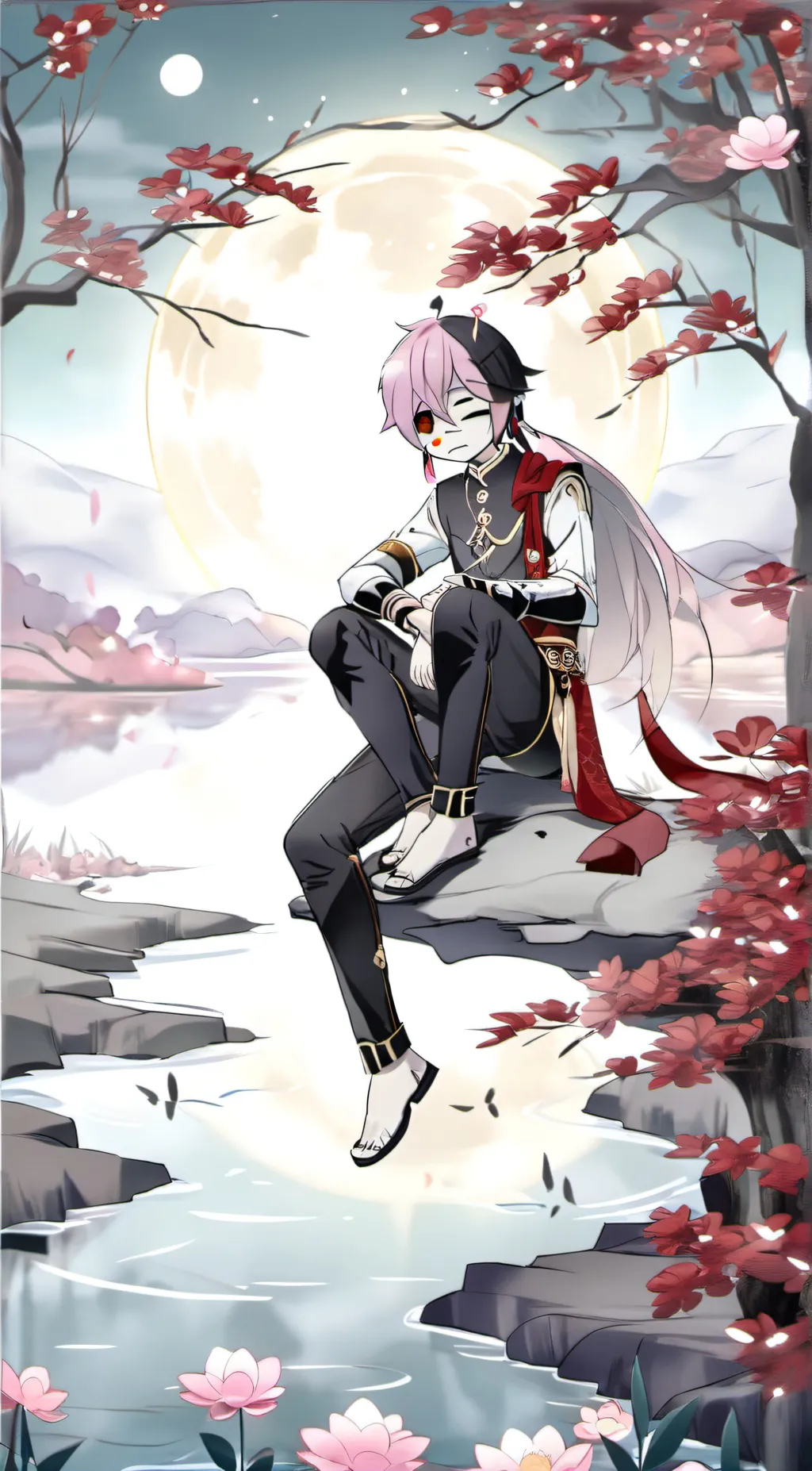 ai character: moony background
