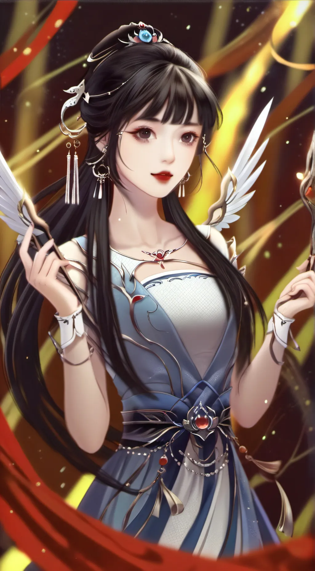 ai character: Aria background