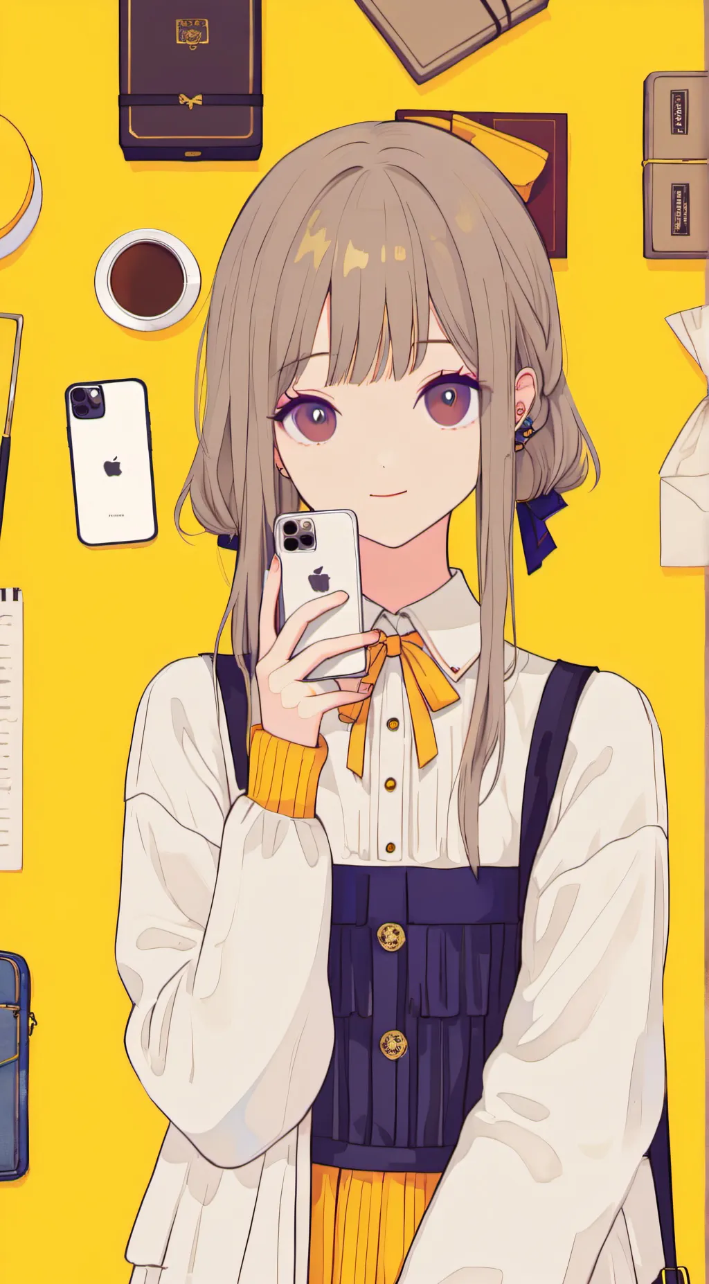 ai character: Mica background