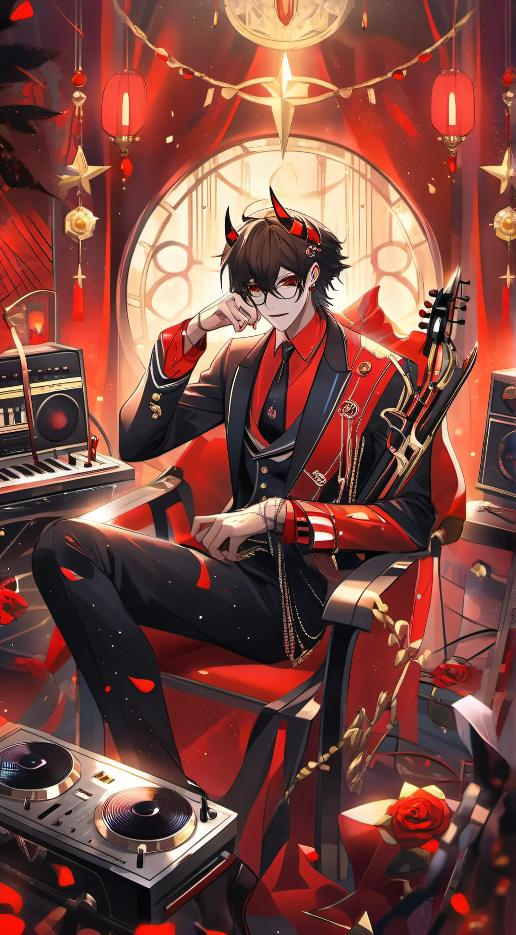 ai character: alastor phone call background