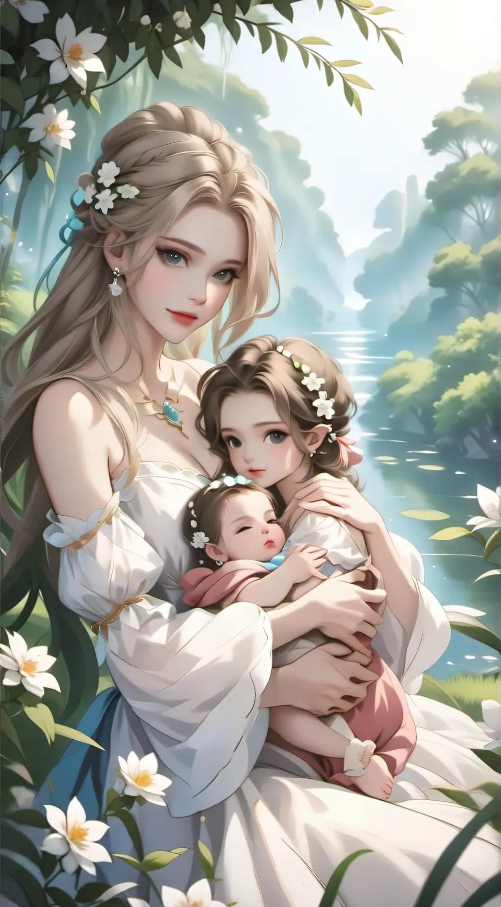 ai character: lilly  background