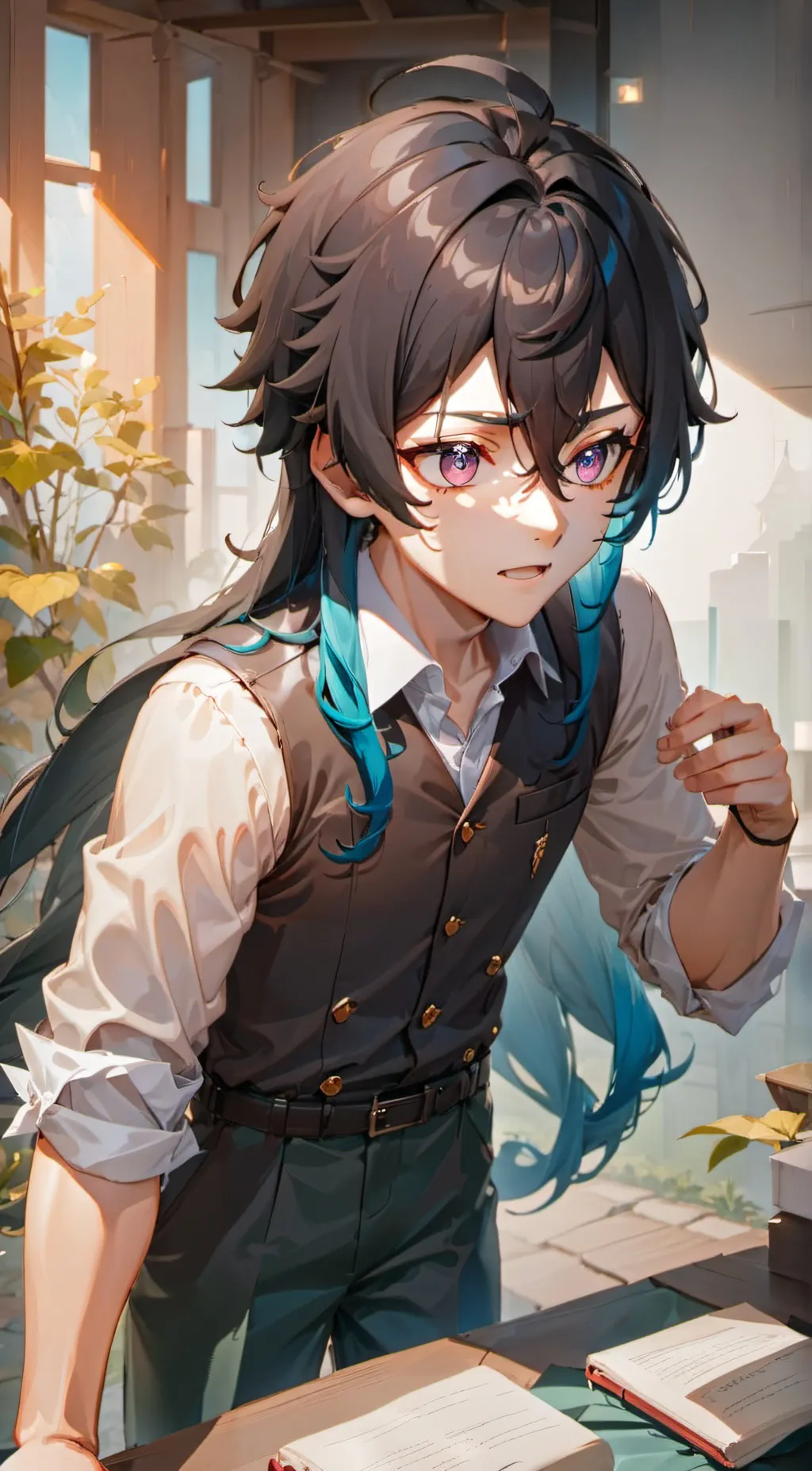 ai character: Muichiro background