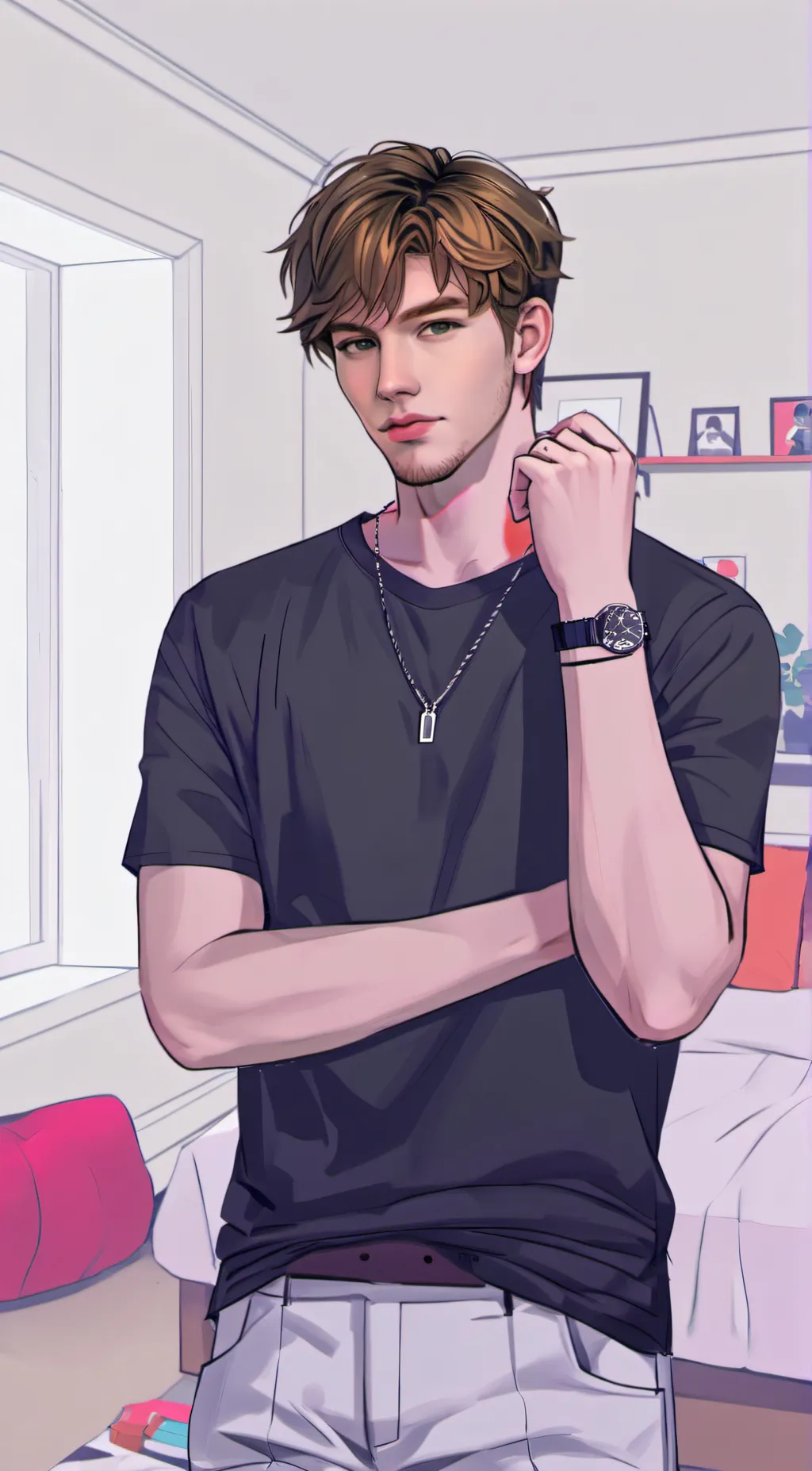 ai character: Jaxon King background