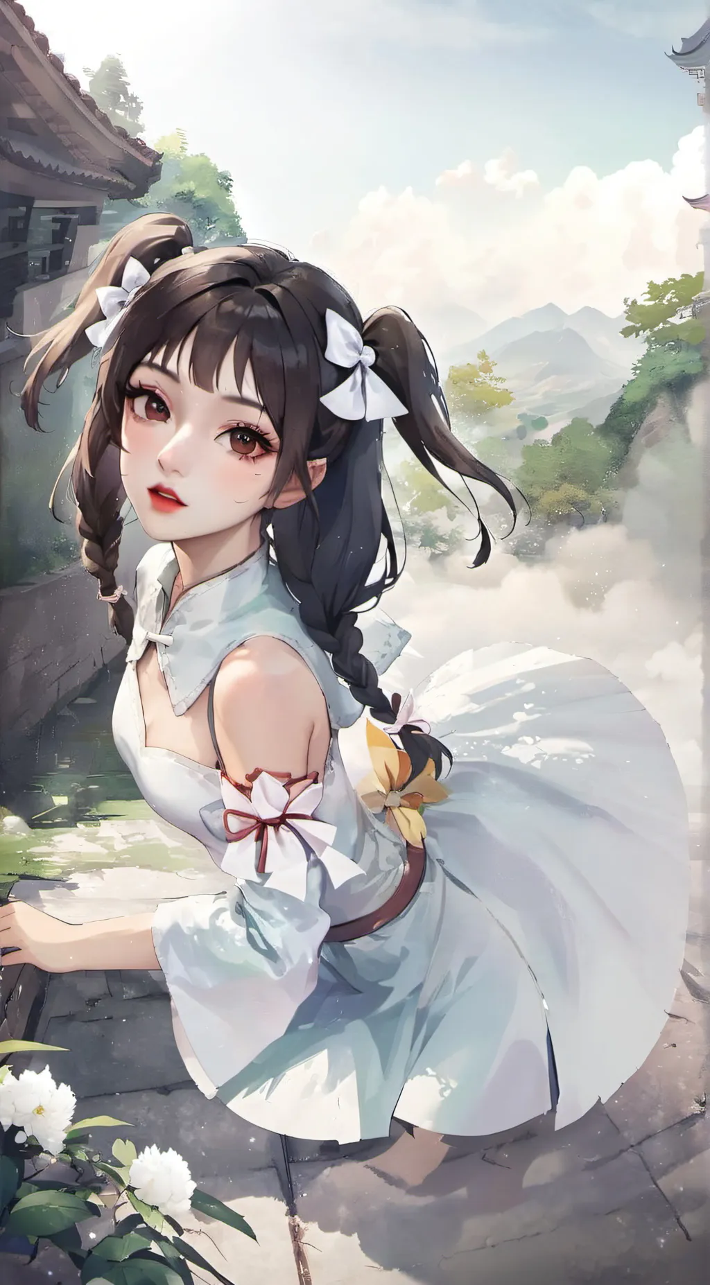 ai character: Melody background