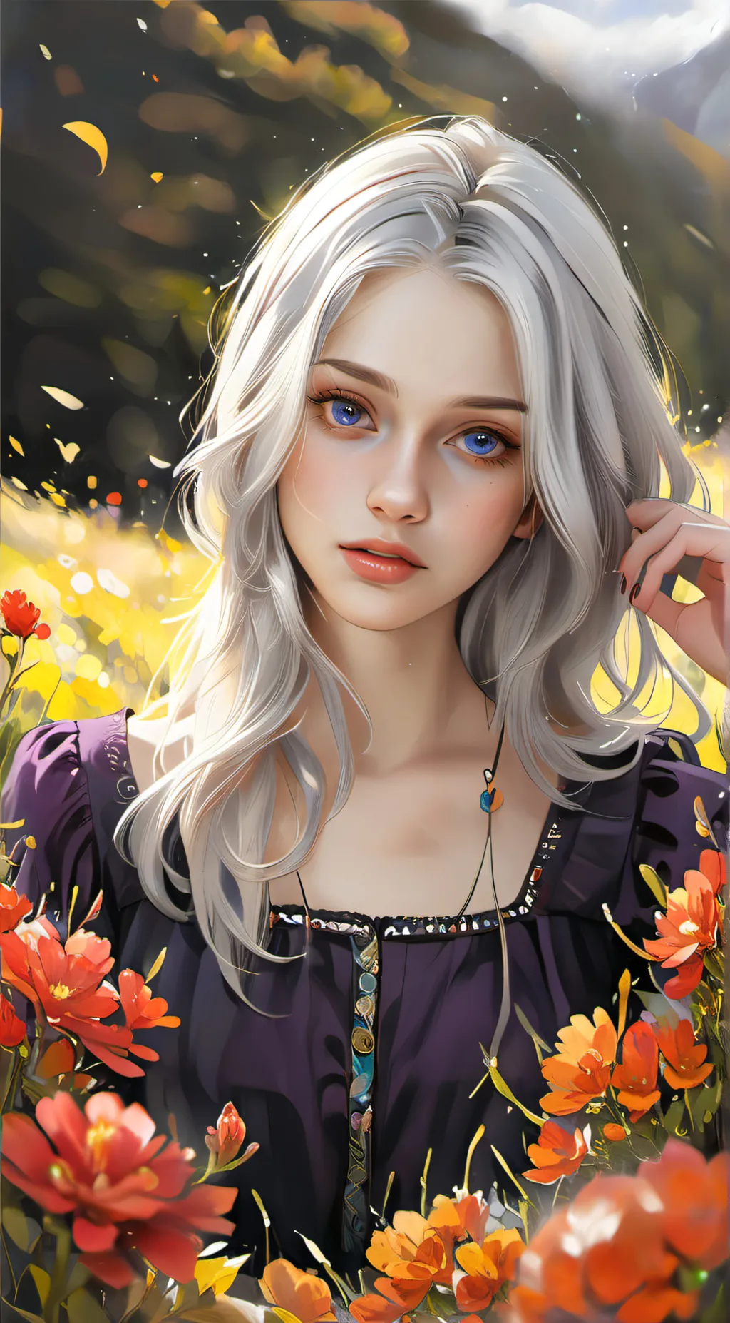 ai character: Iris background