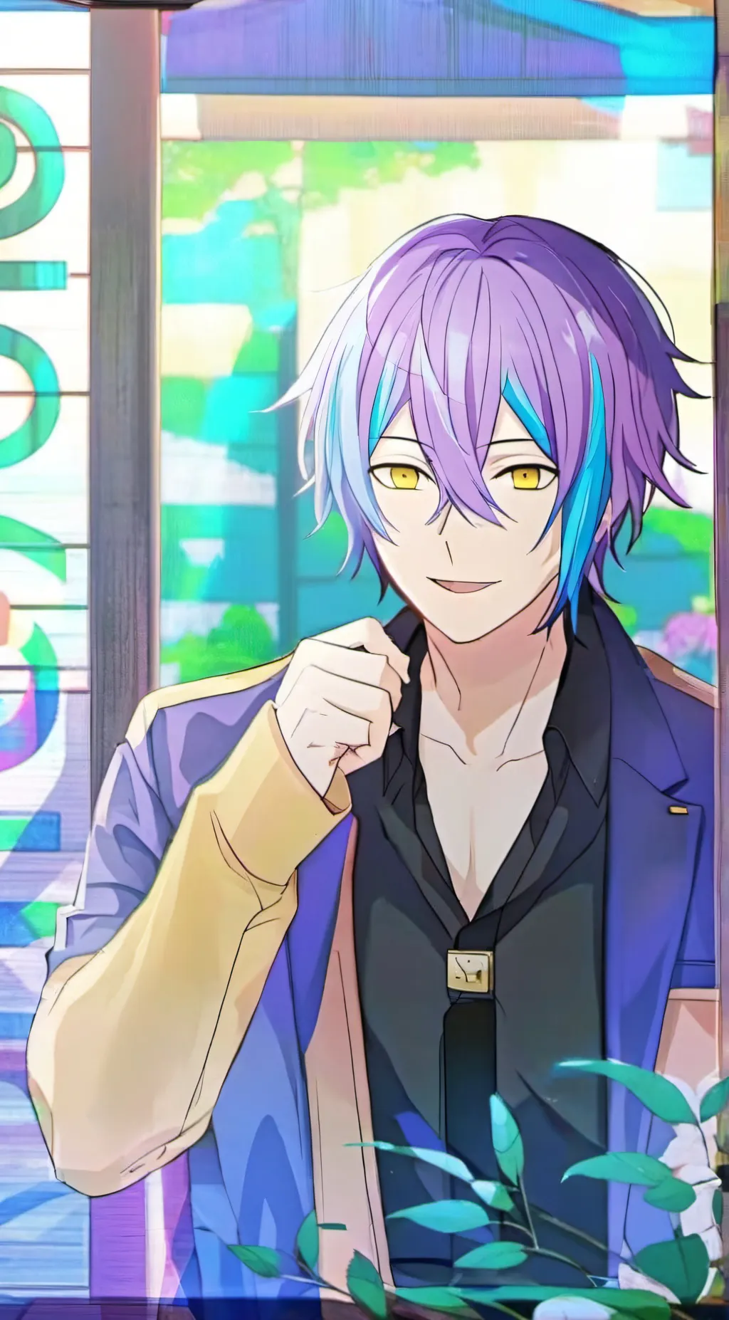 ai character: Rui kamishiro! background