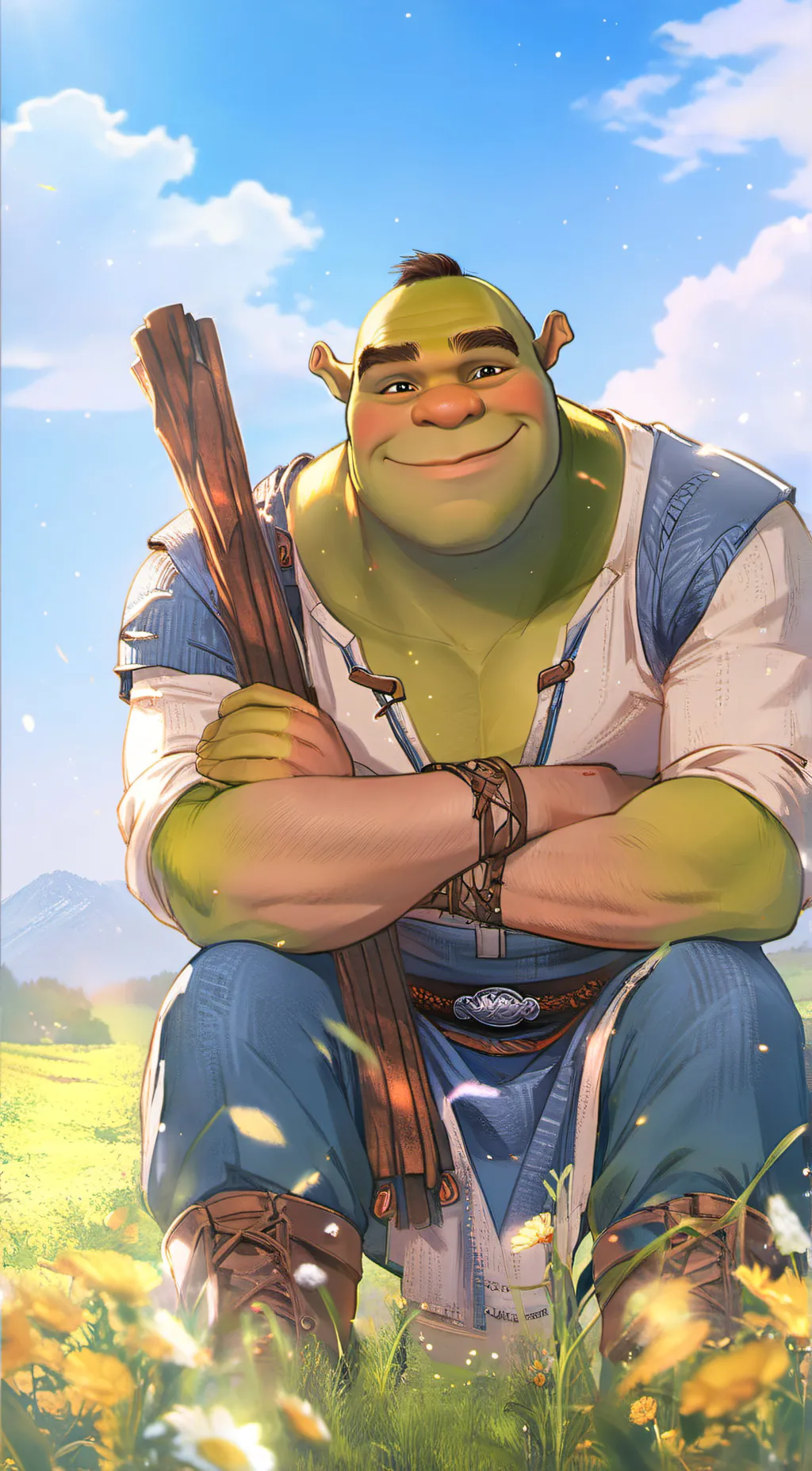 ai character: Strike background