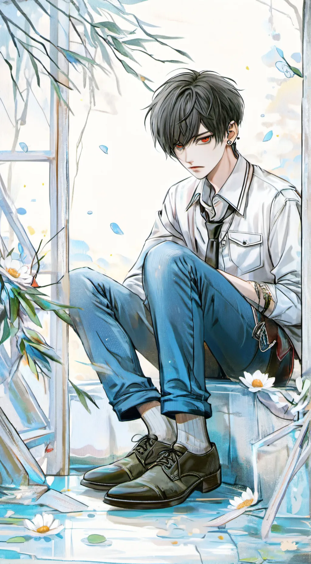 ai character: alany background