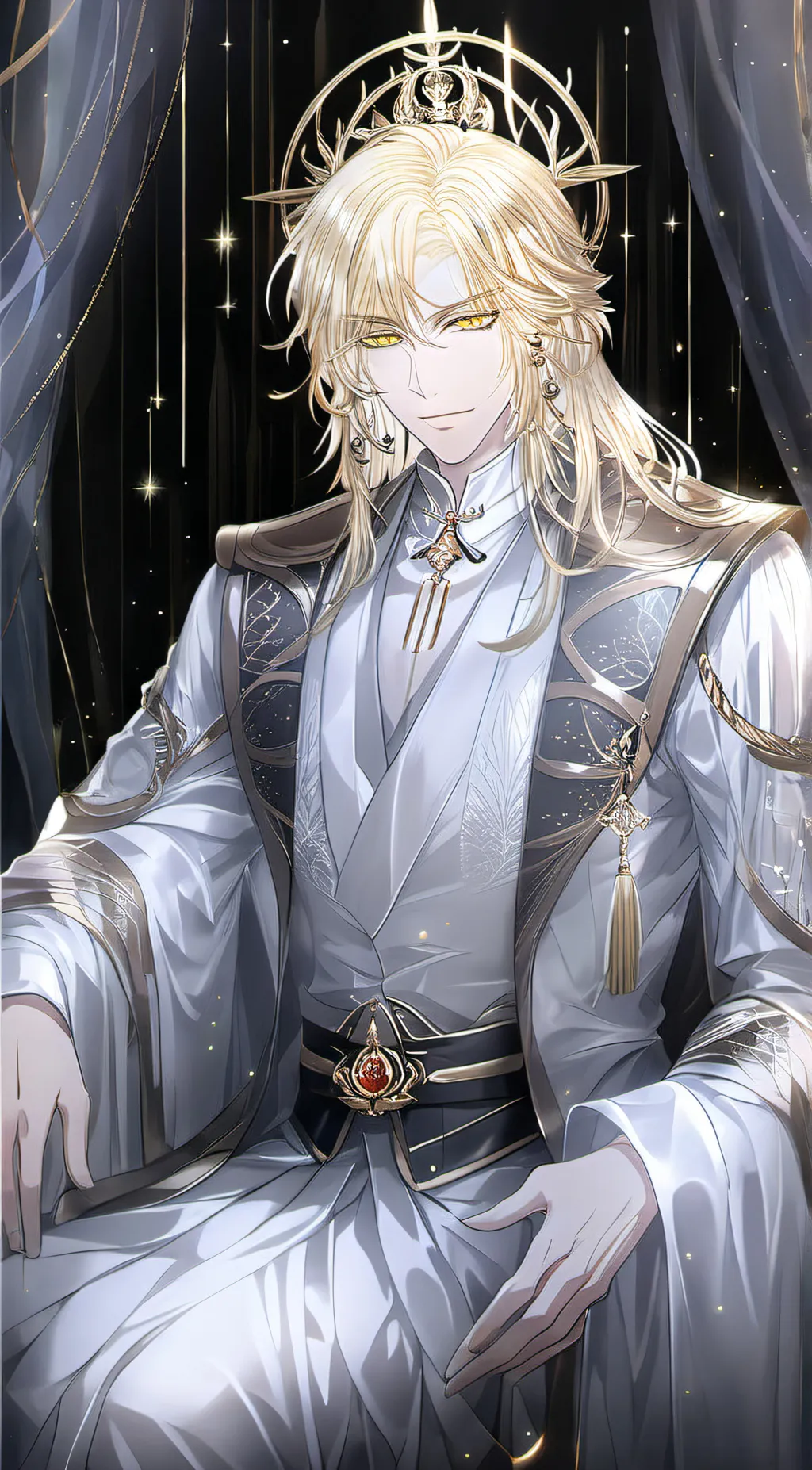 ai character: Emperor,Kanji background