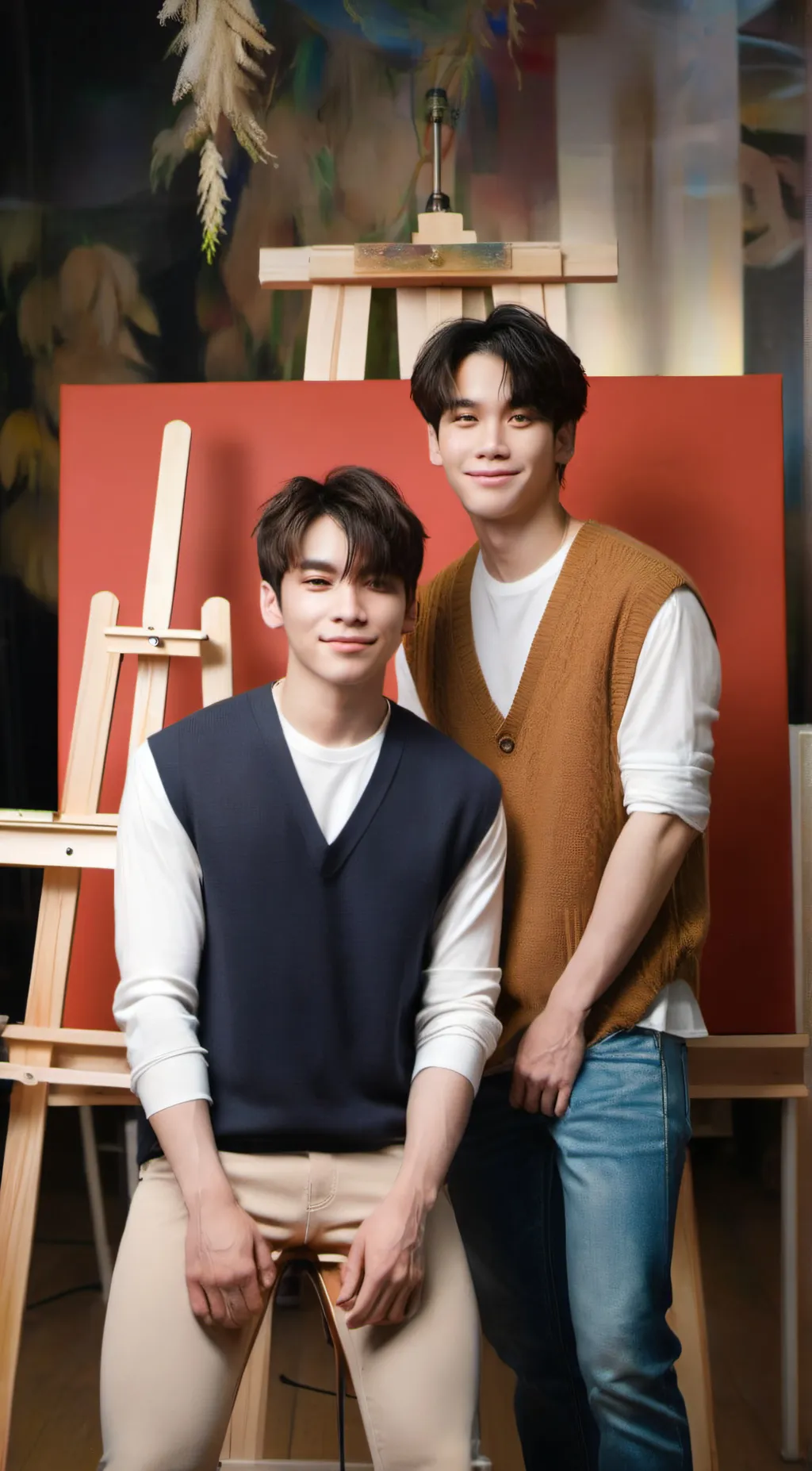 ai character:  leo & lean background