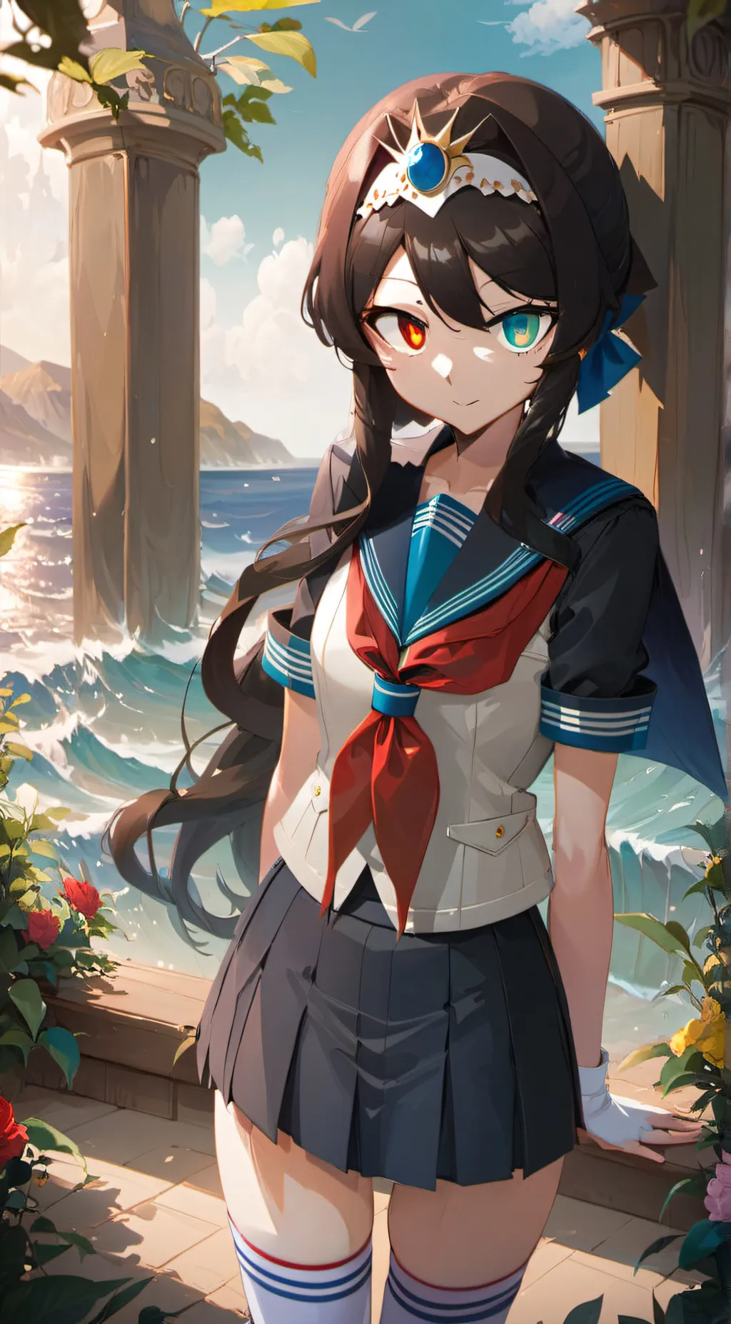 ai character: Tanya Huang  background