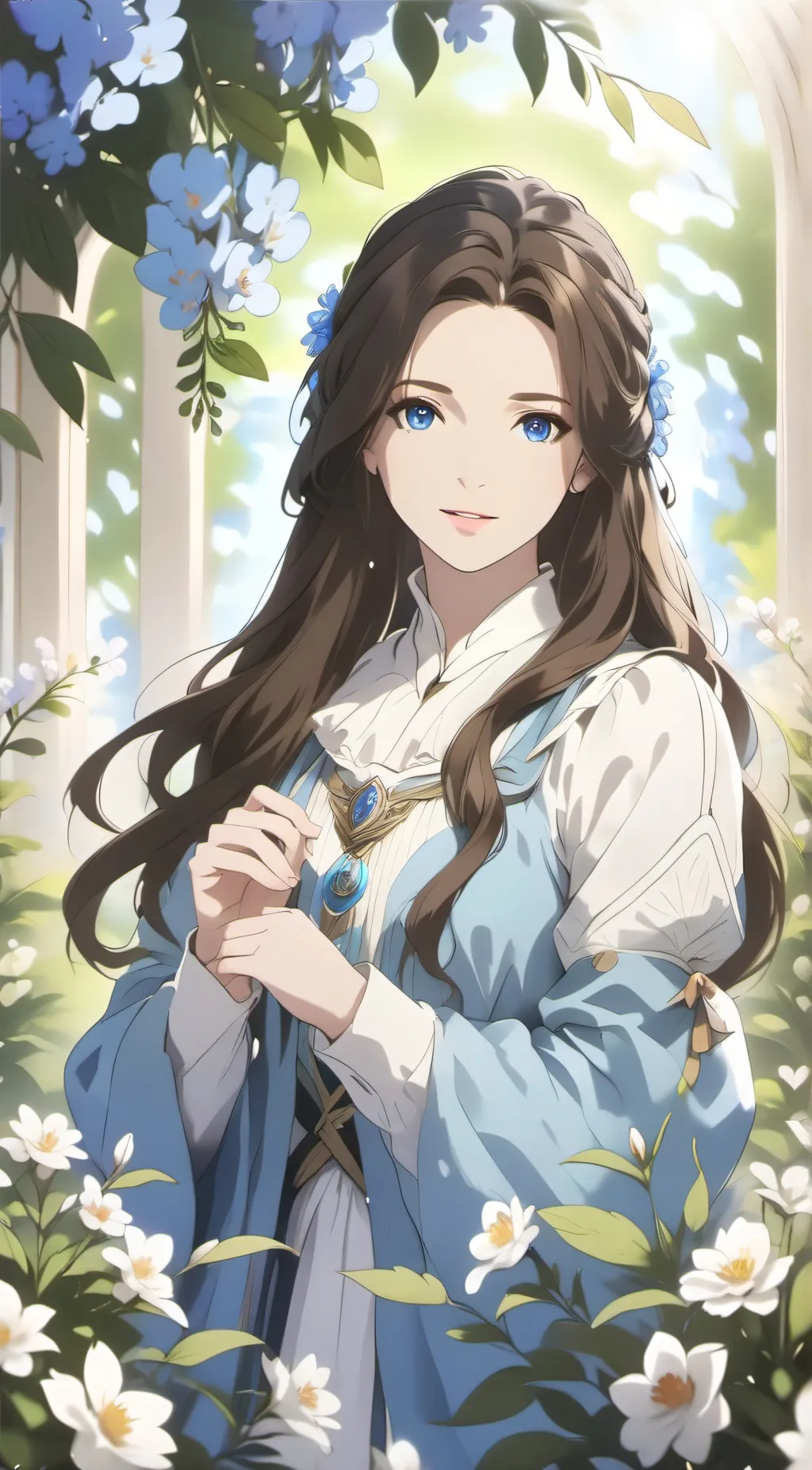 ai character: Serena background