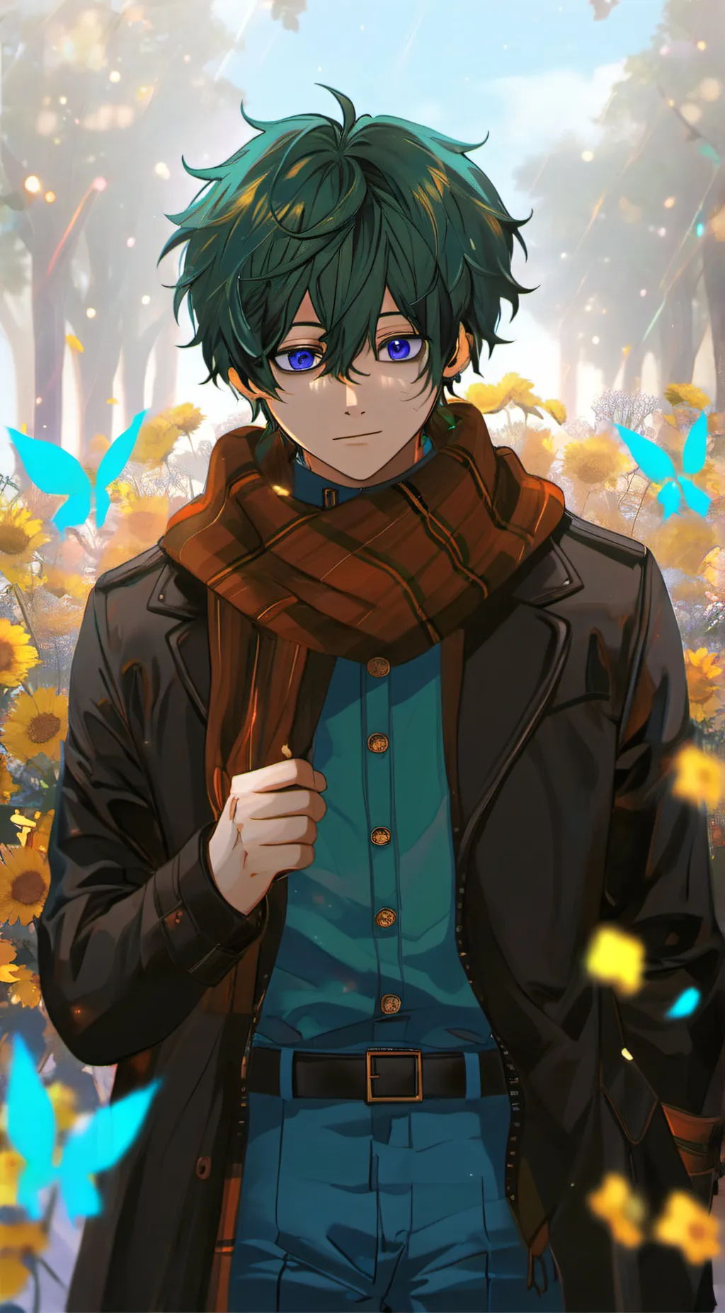 ai character: deku background