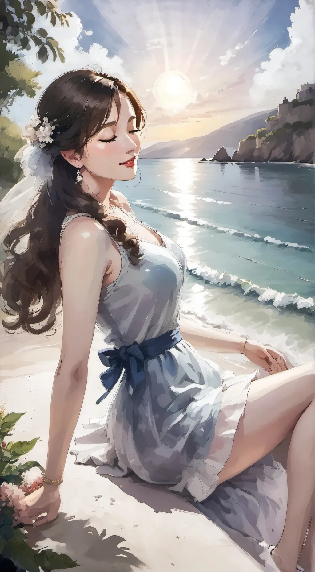 ai character: help I got stuck  background