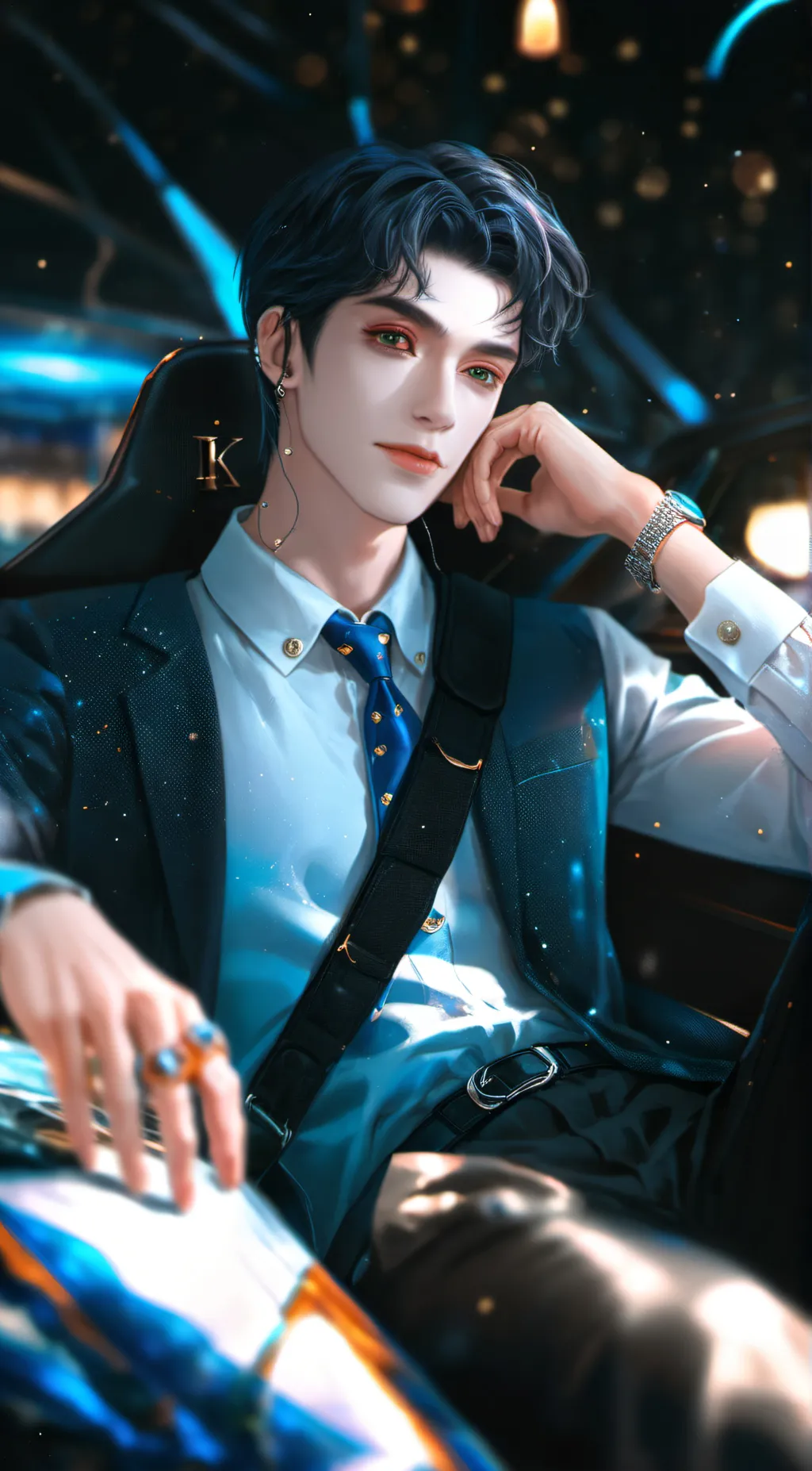 ai character: kyle background