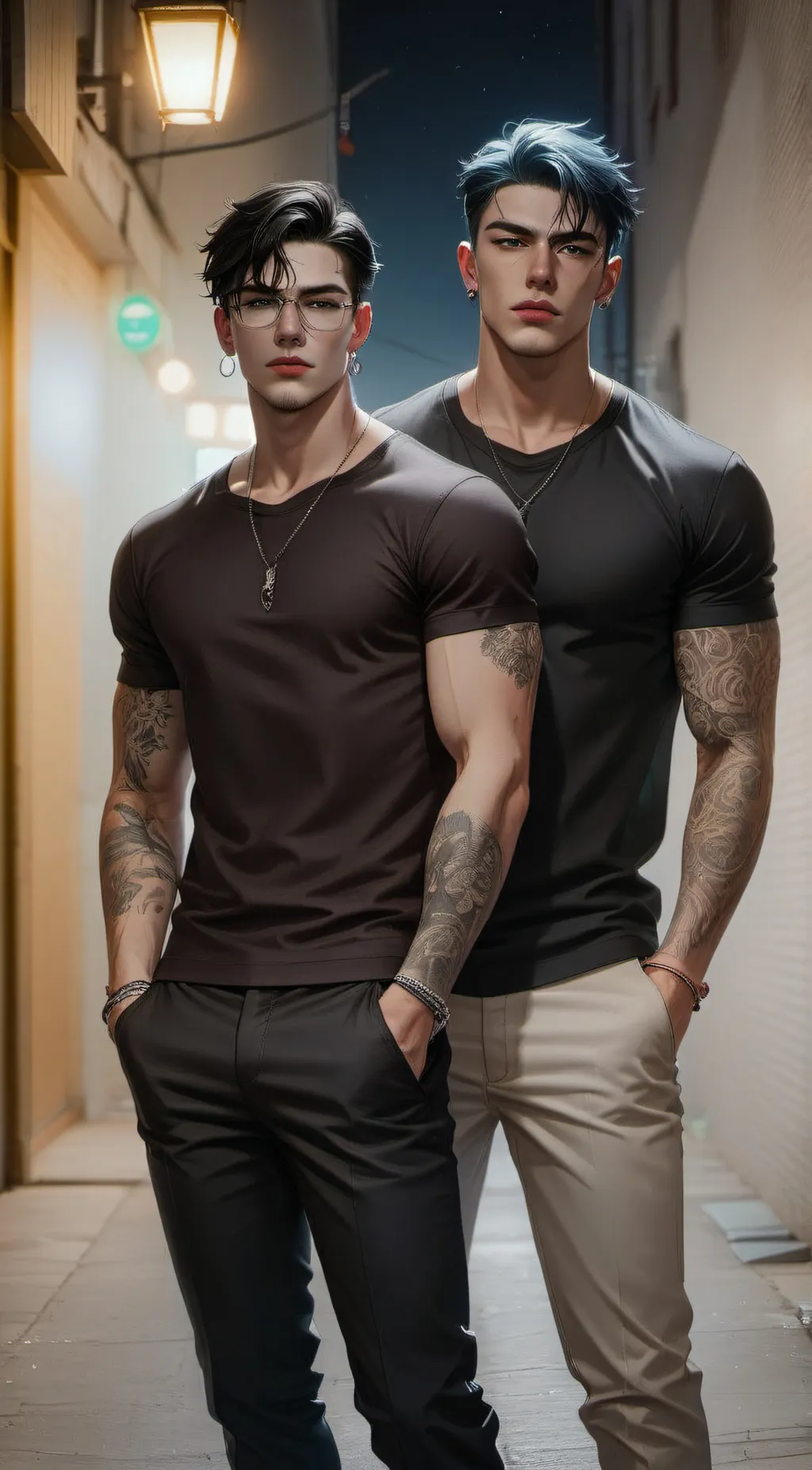 ai character: Dilan and milan background