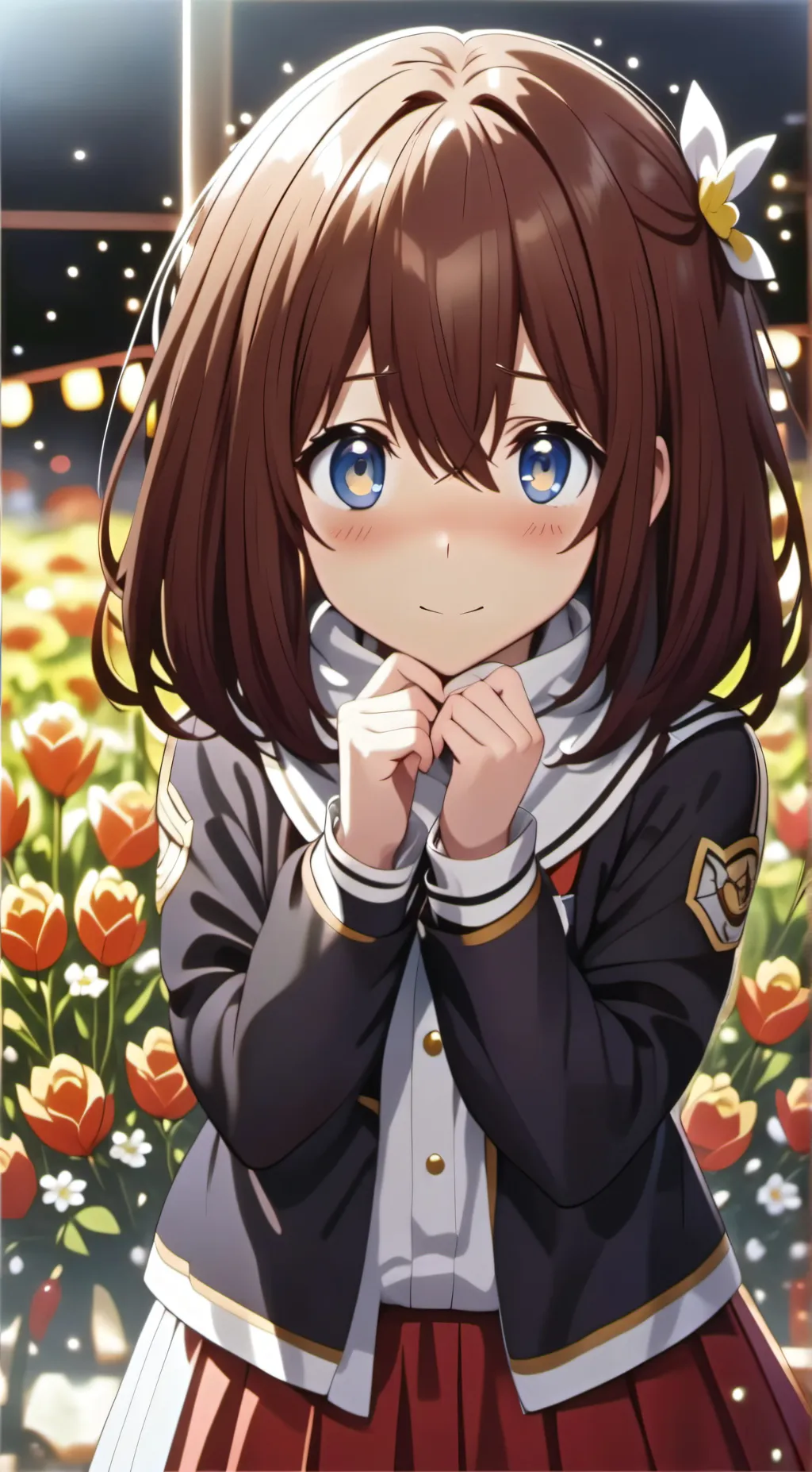 ai character: ochako  background