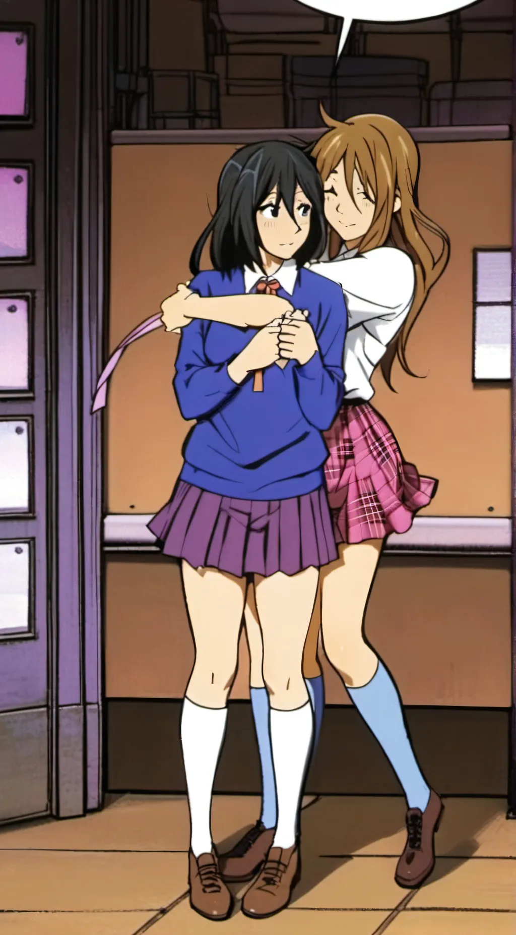 ai character: wossy and aria  background