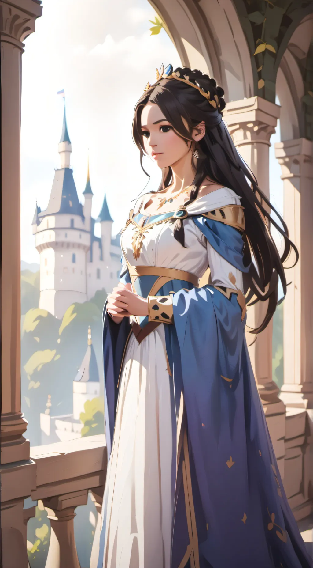 ai character: Alleana Dostule background