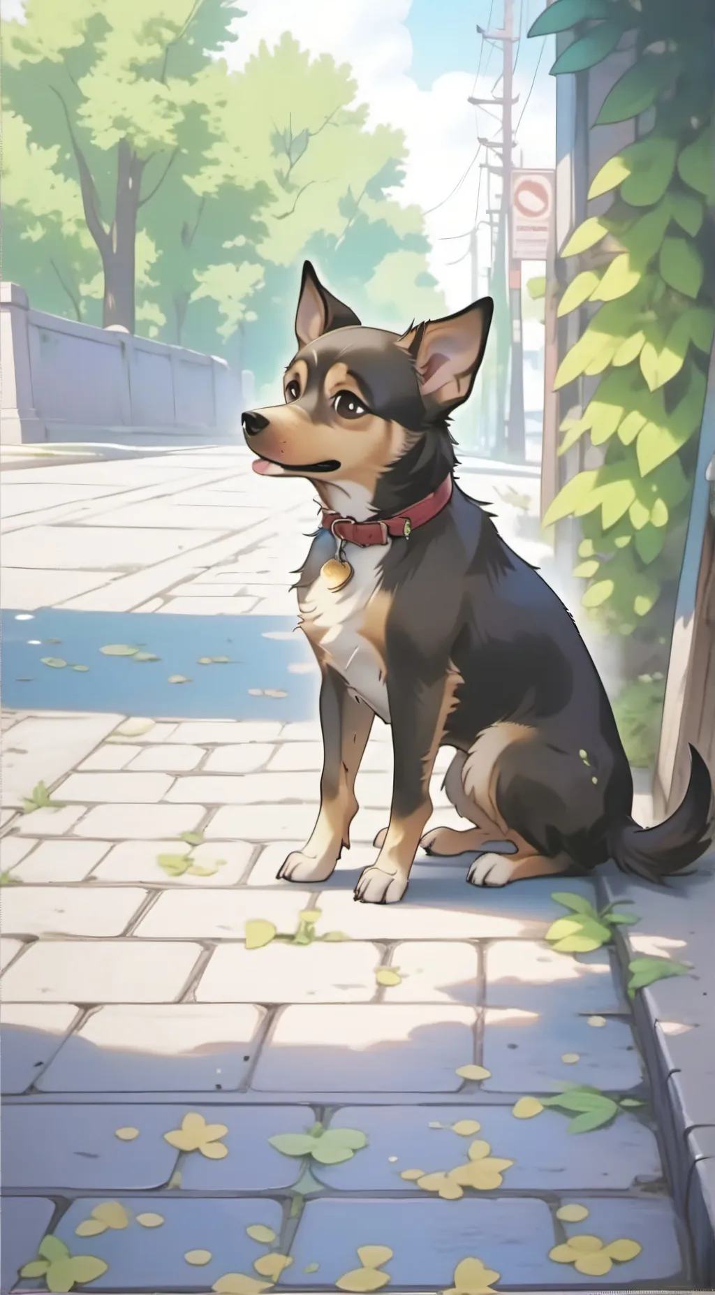 ai character: Leo background