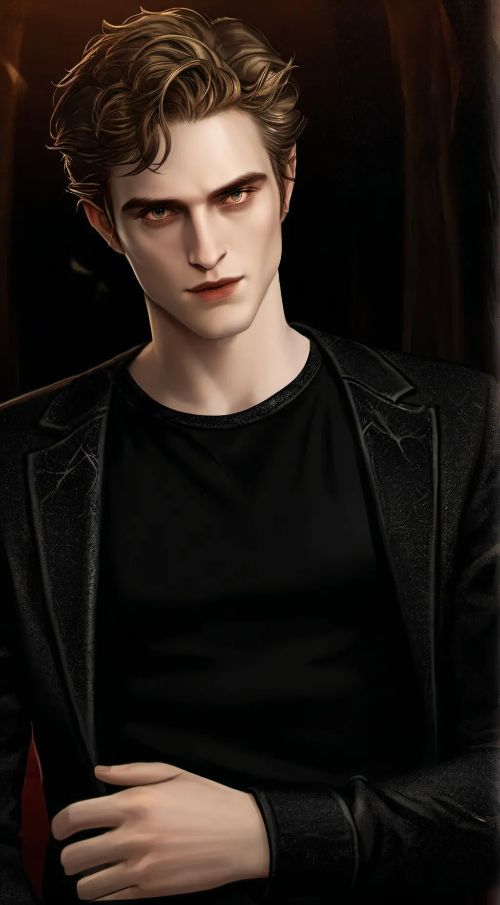 ai character: Edward Cullen  background