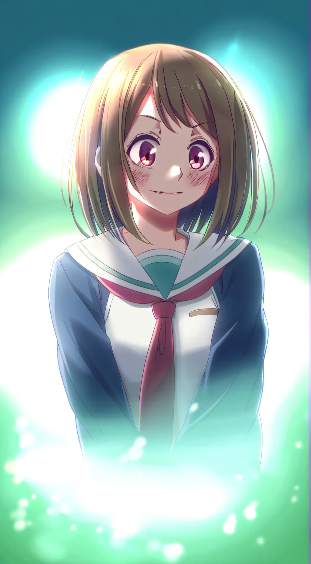 ai character: uraraka background