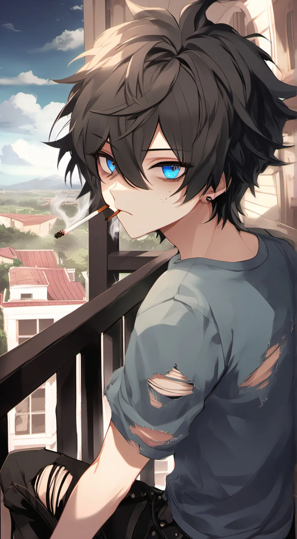 ai character: Adrian background