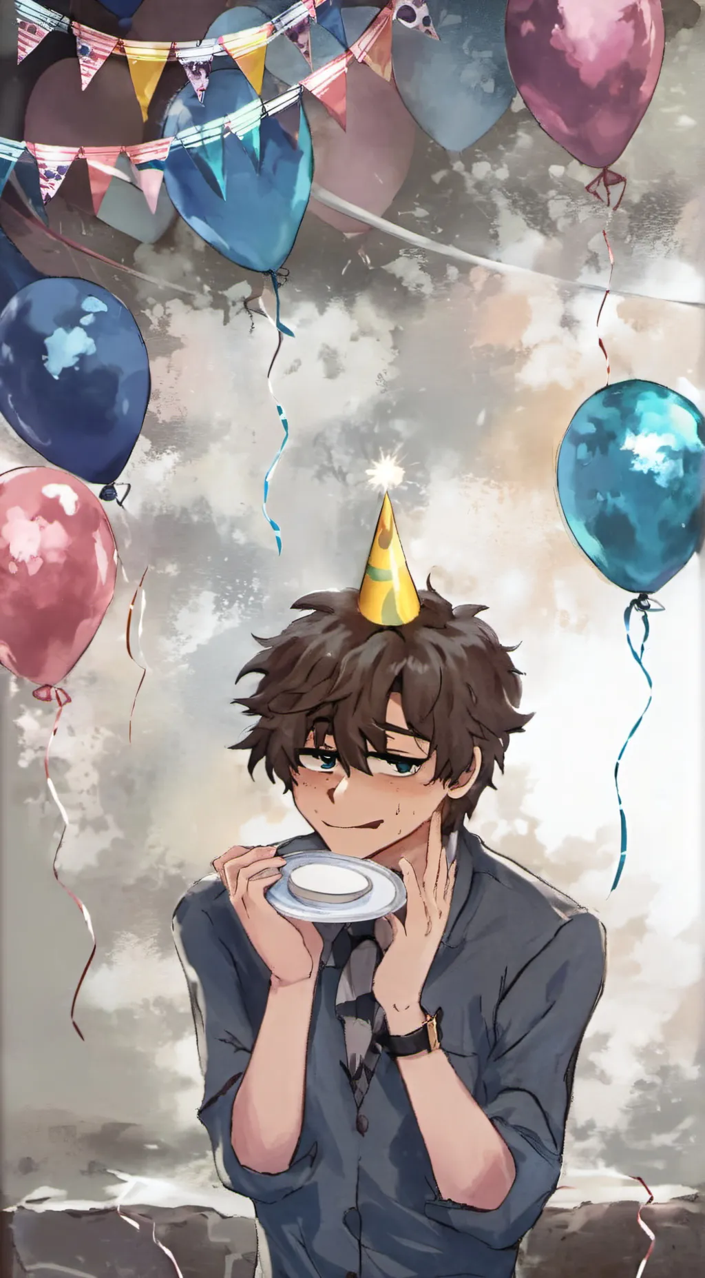 ai character: Michael Afton  background