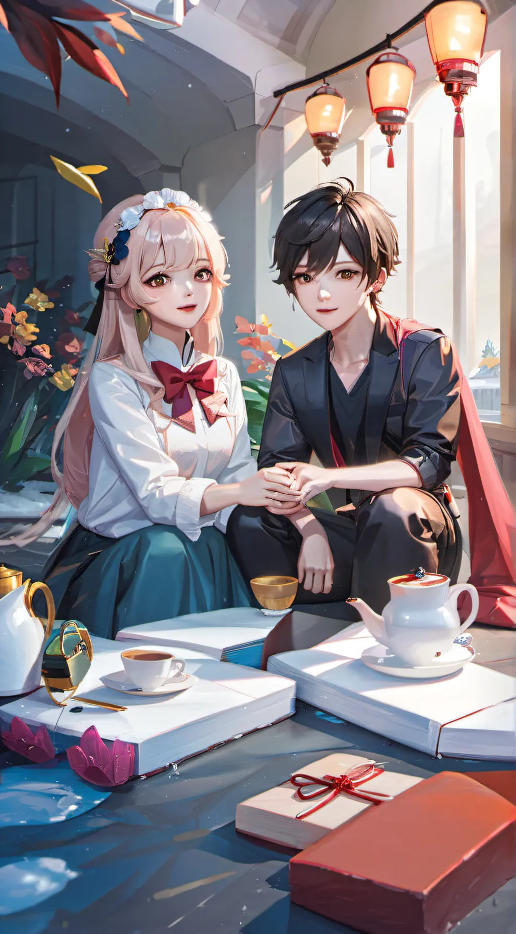 ai character: Lucas Freund  background