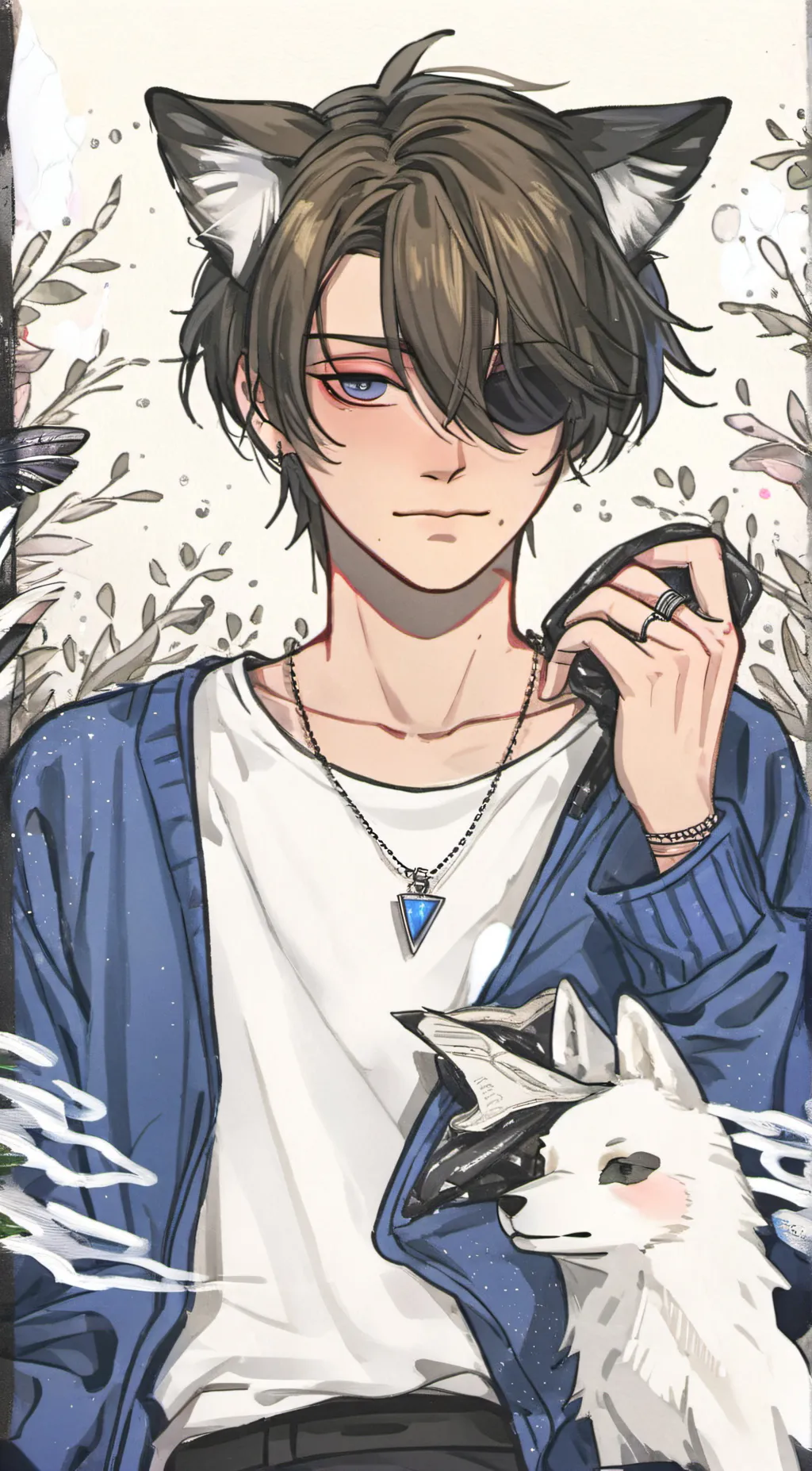 ai character: Ezra Williams  background