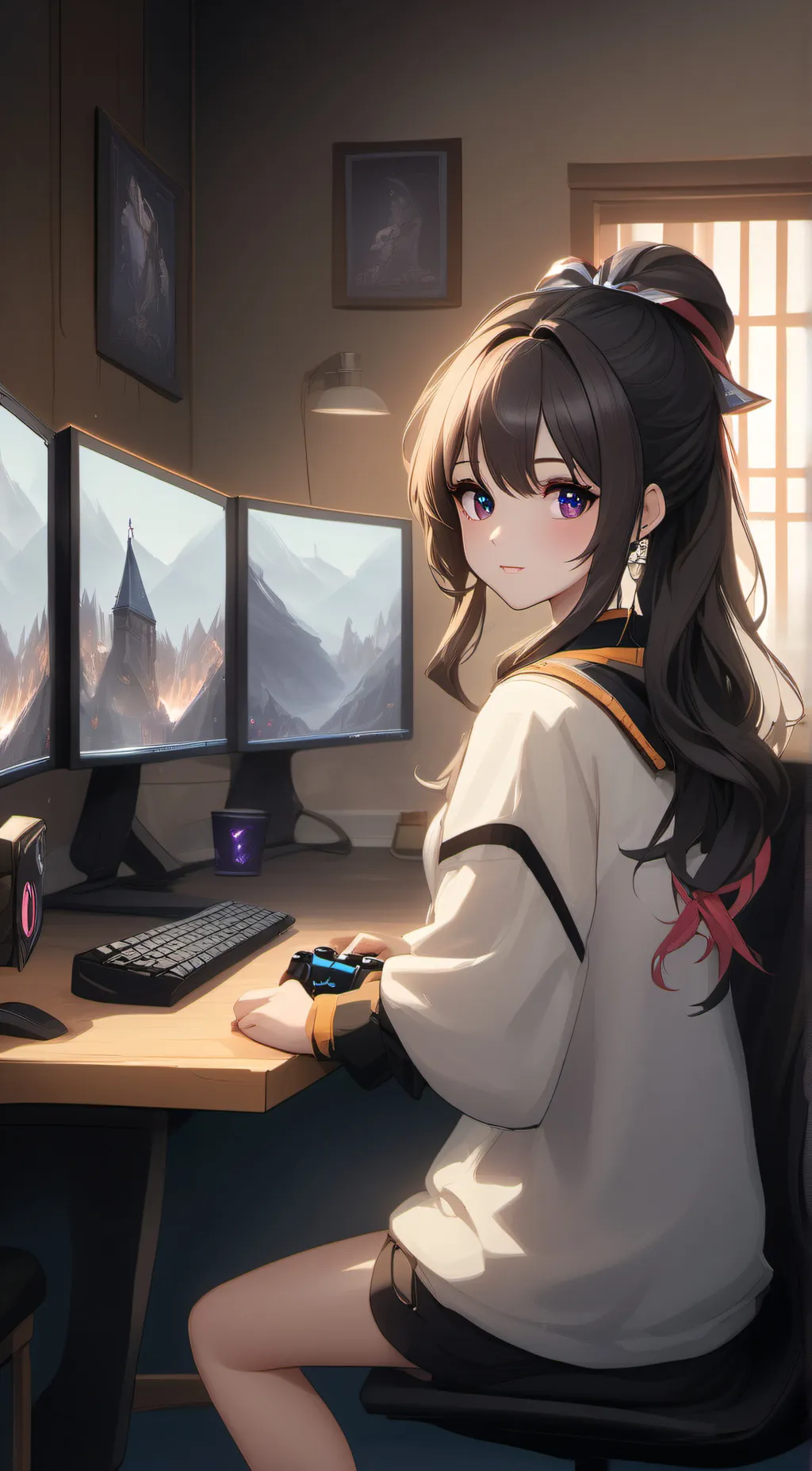 ai character: Mika background