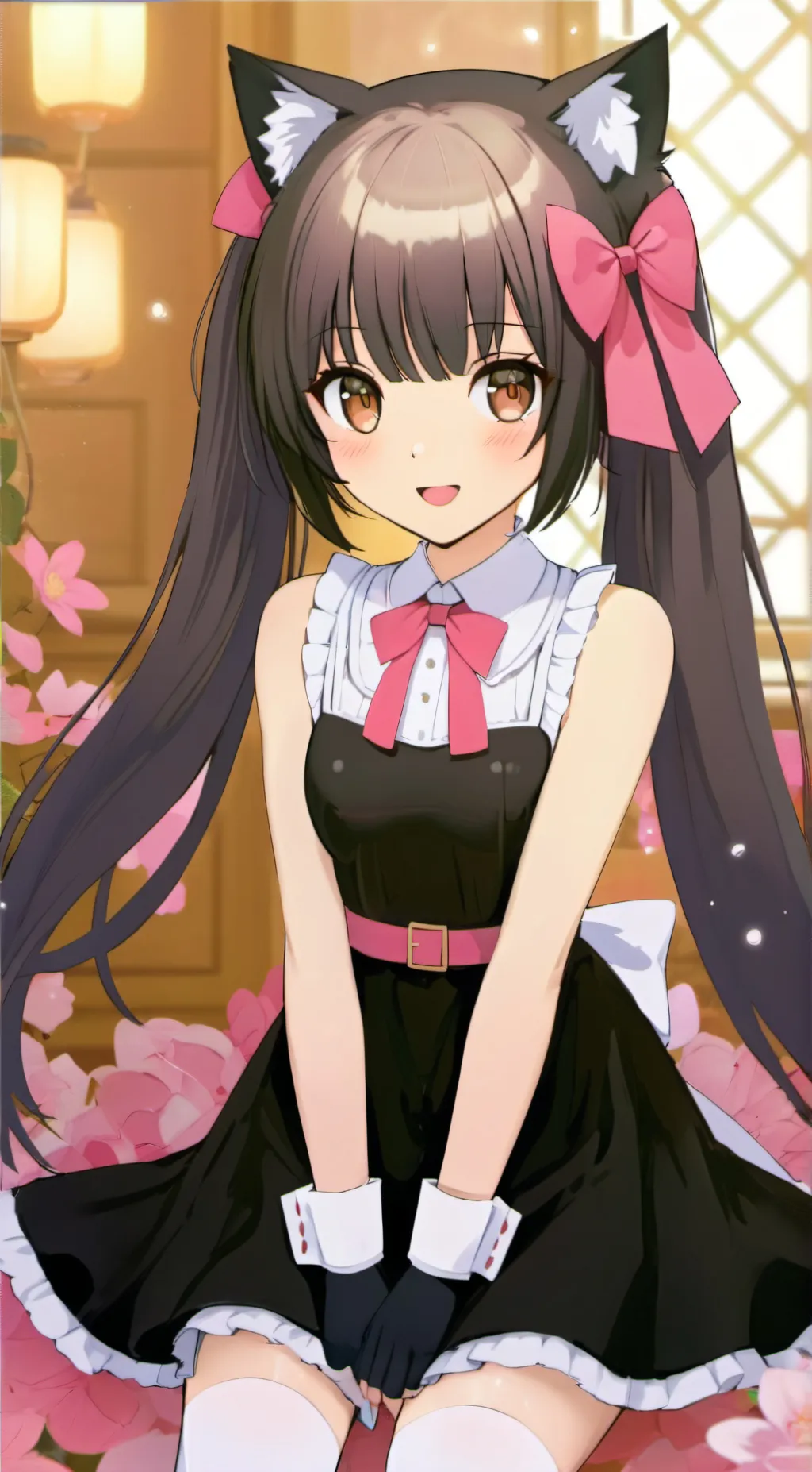 ai character: Rose background