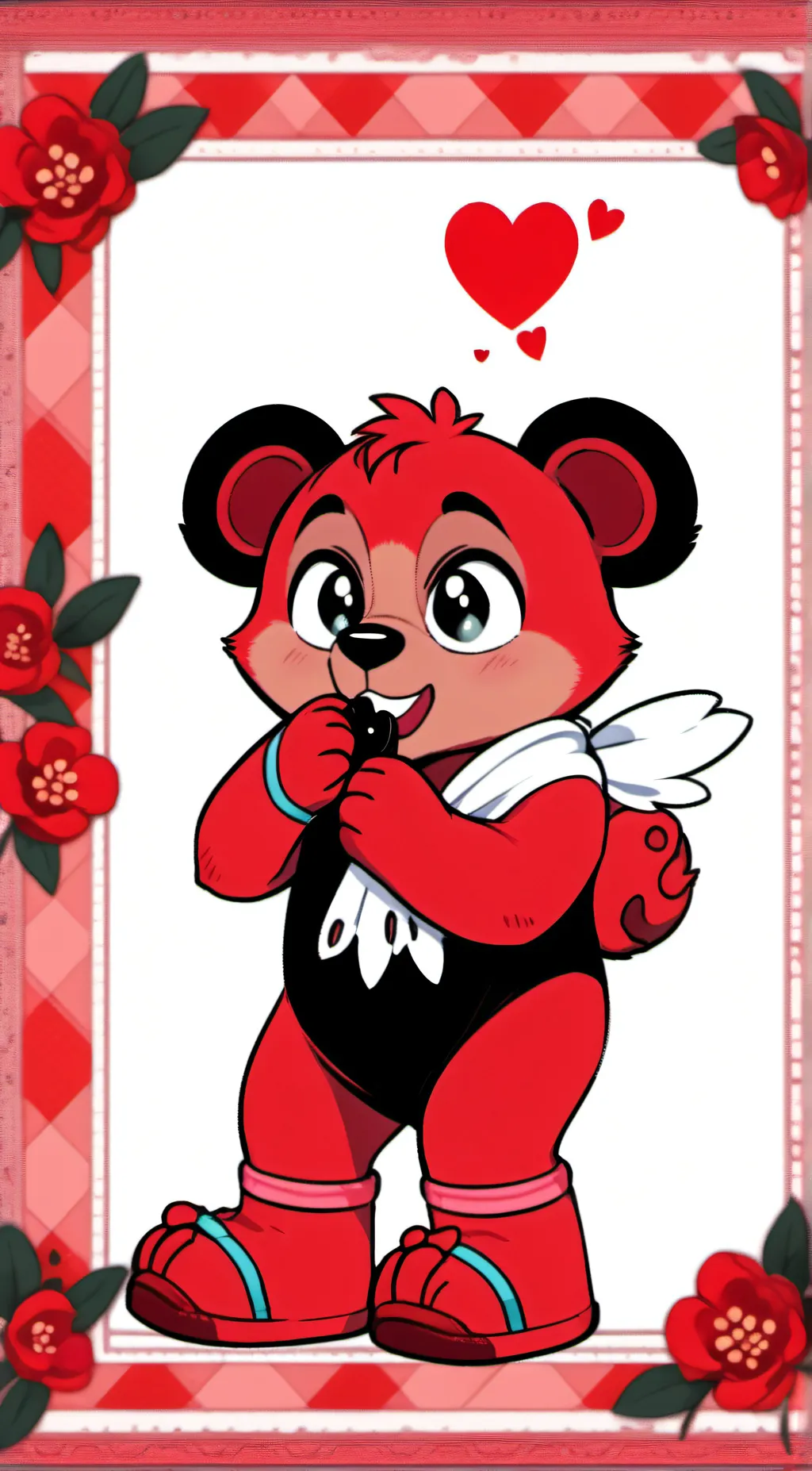 ai character: Bobby bearhug  background