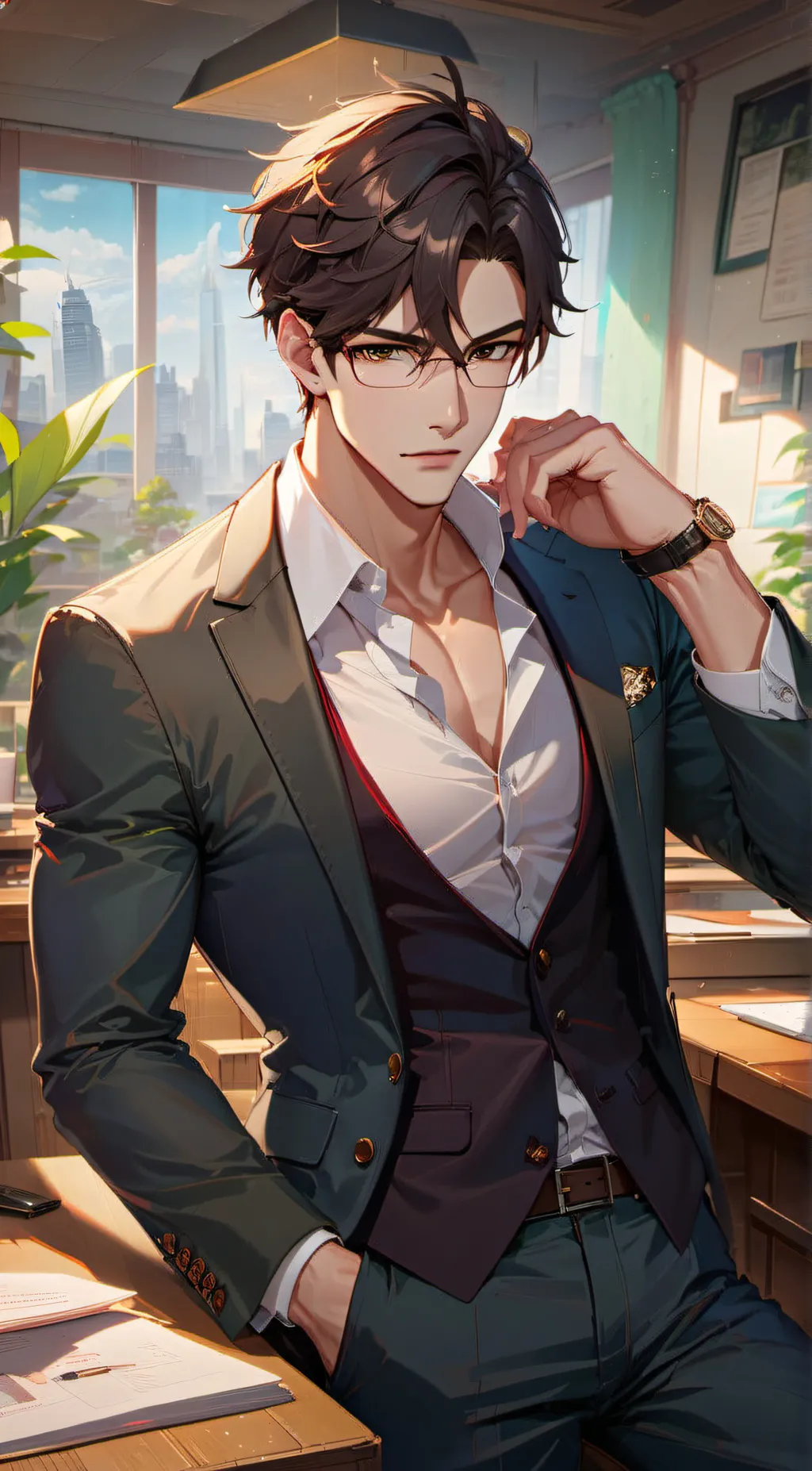 ai character: Carlisle  background